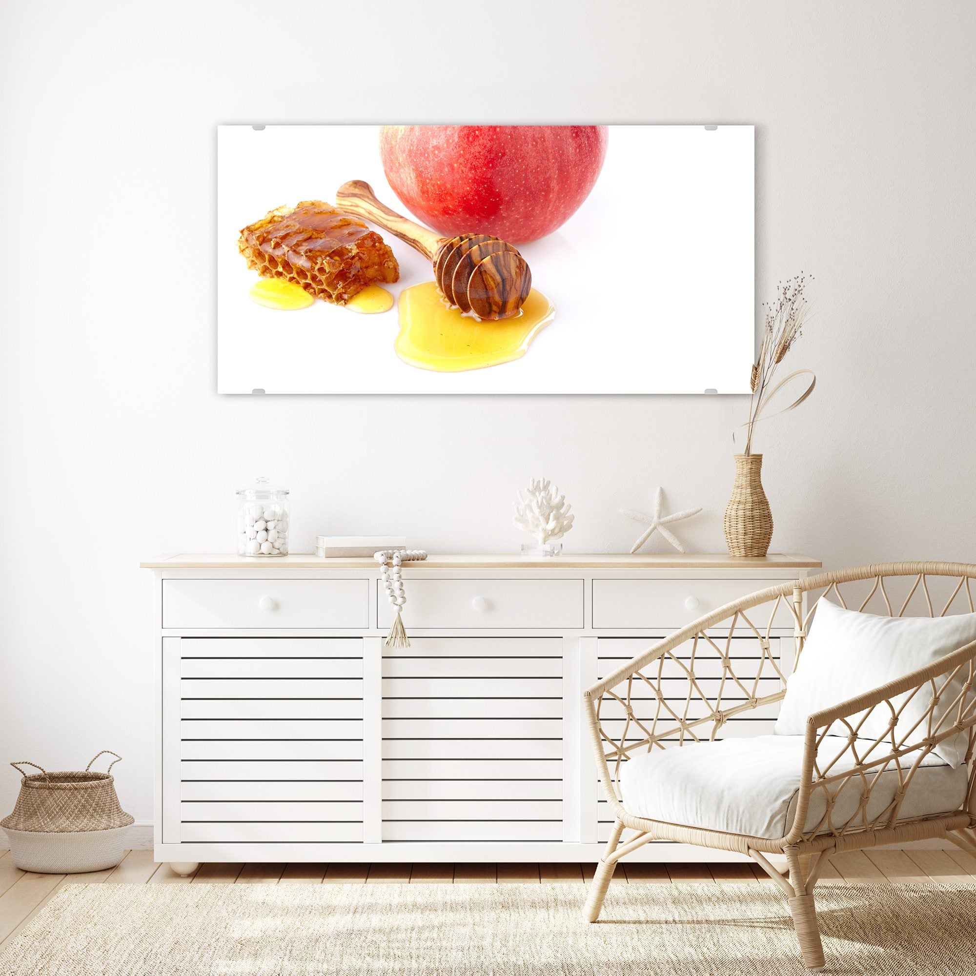 Wandbild - Apfel und Honig