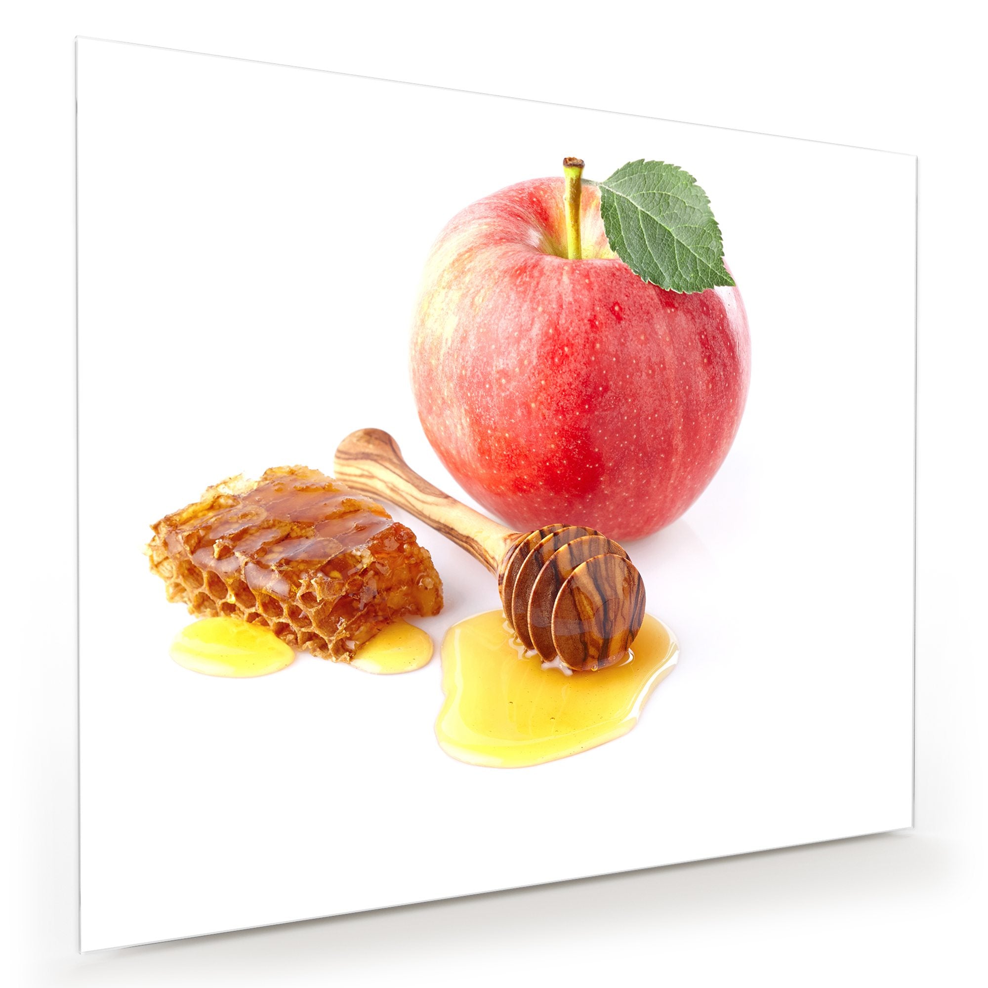 Wandbild - Apfel und Honig