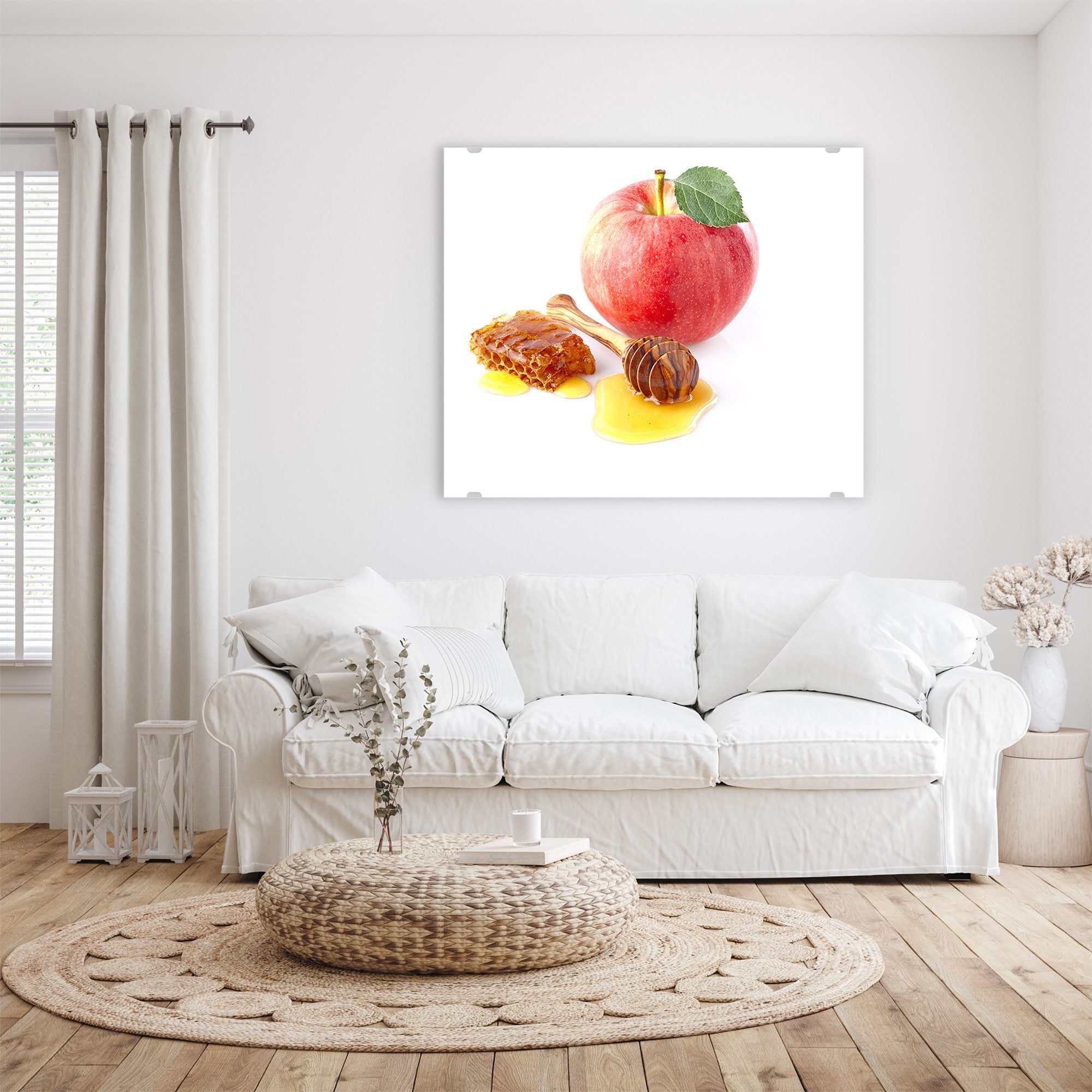 Wandbild - Apfel und Honig