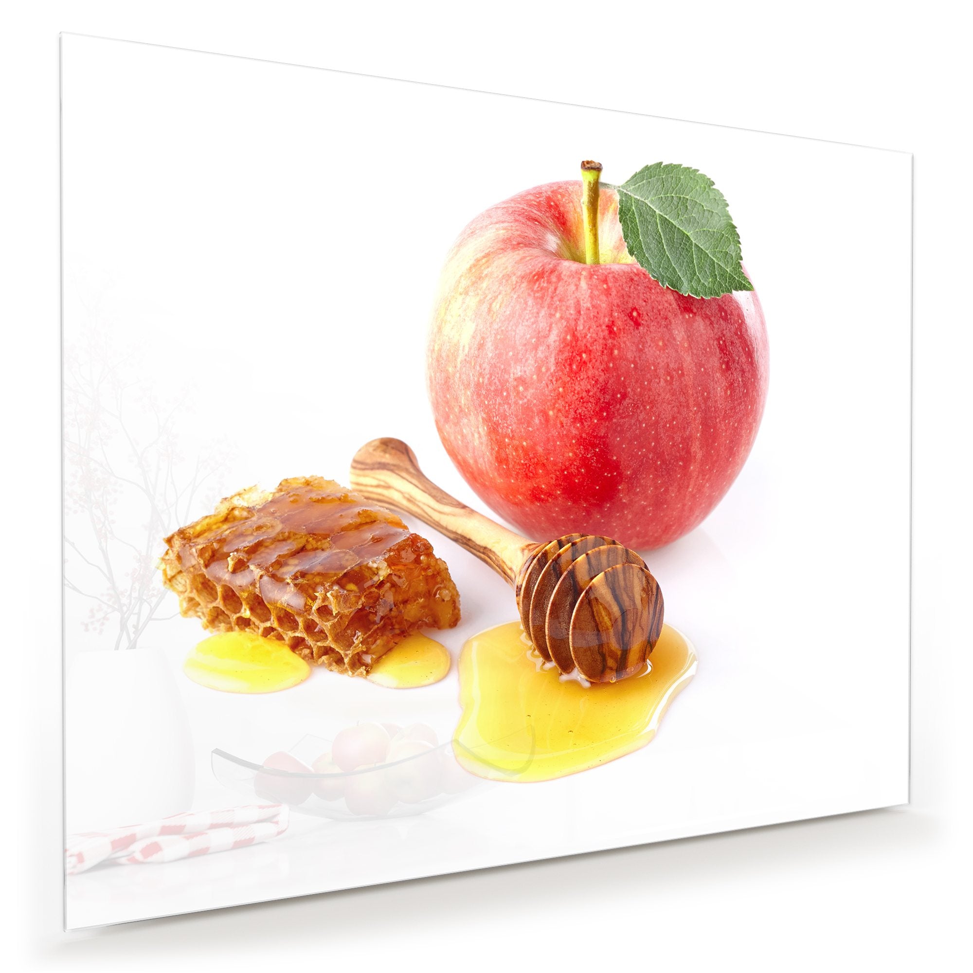 Wandbild - Apfel und Honig