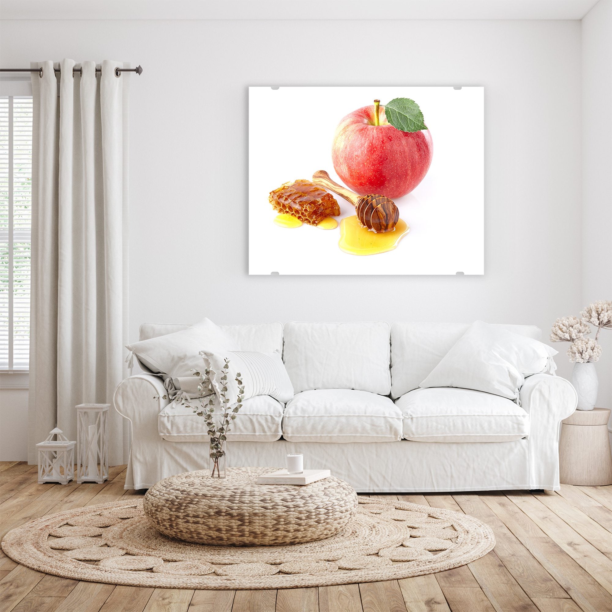 Wandbild - Apfel und Honig