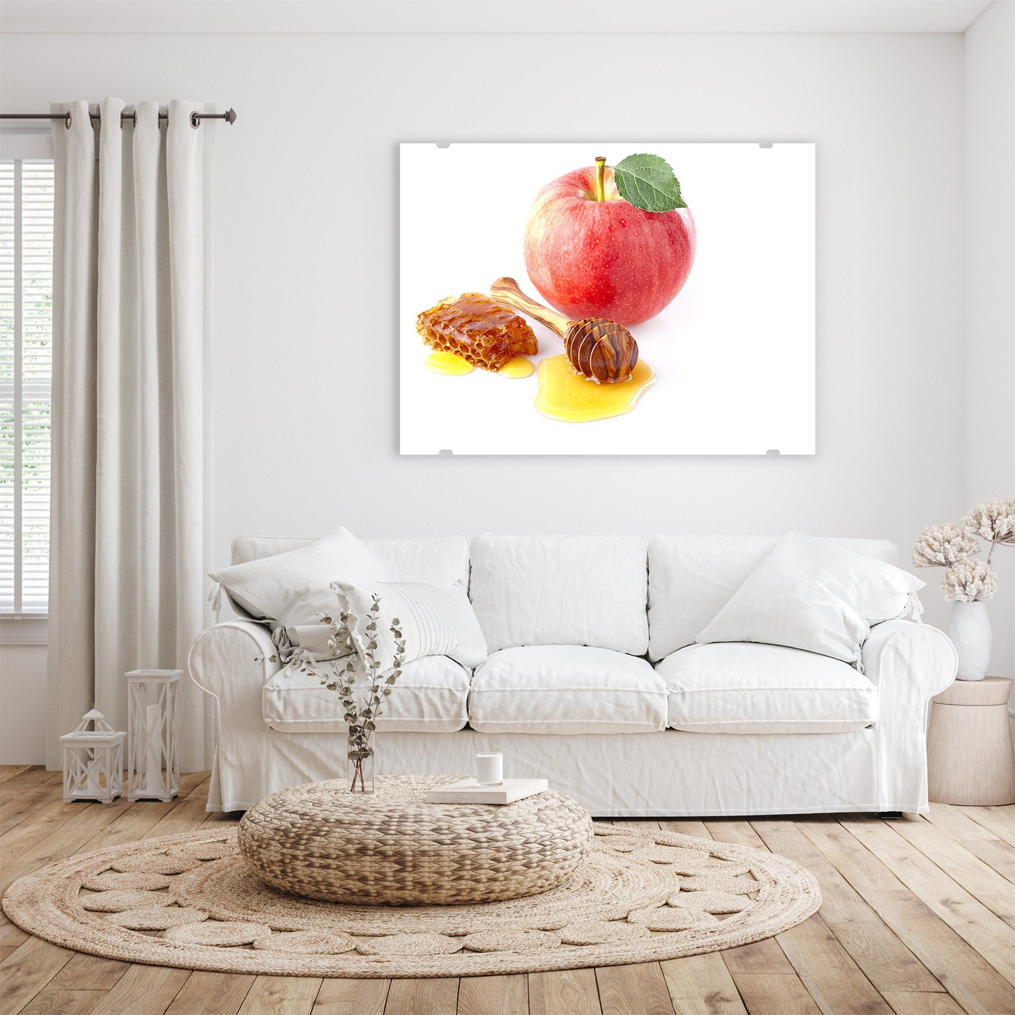 Wandbild - Apfel und Honig