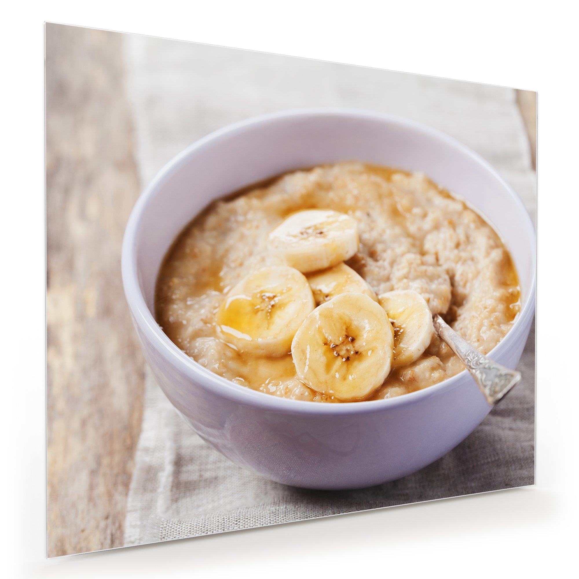 Wandbild - Müsli mit Bananen