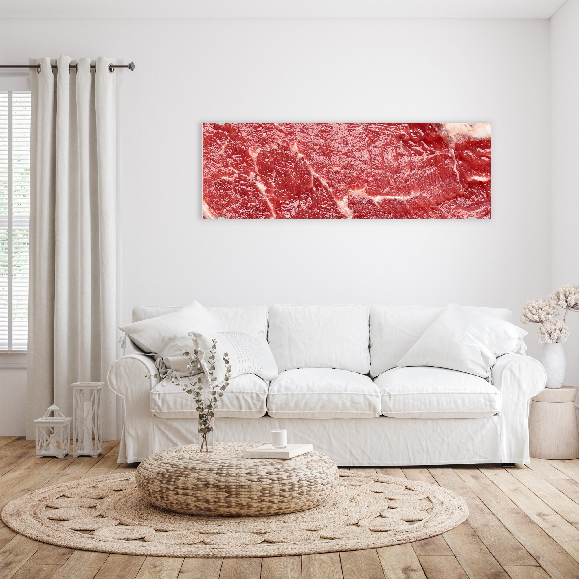 Wandbild - Frisches Rohes Fleisch