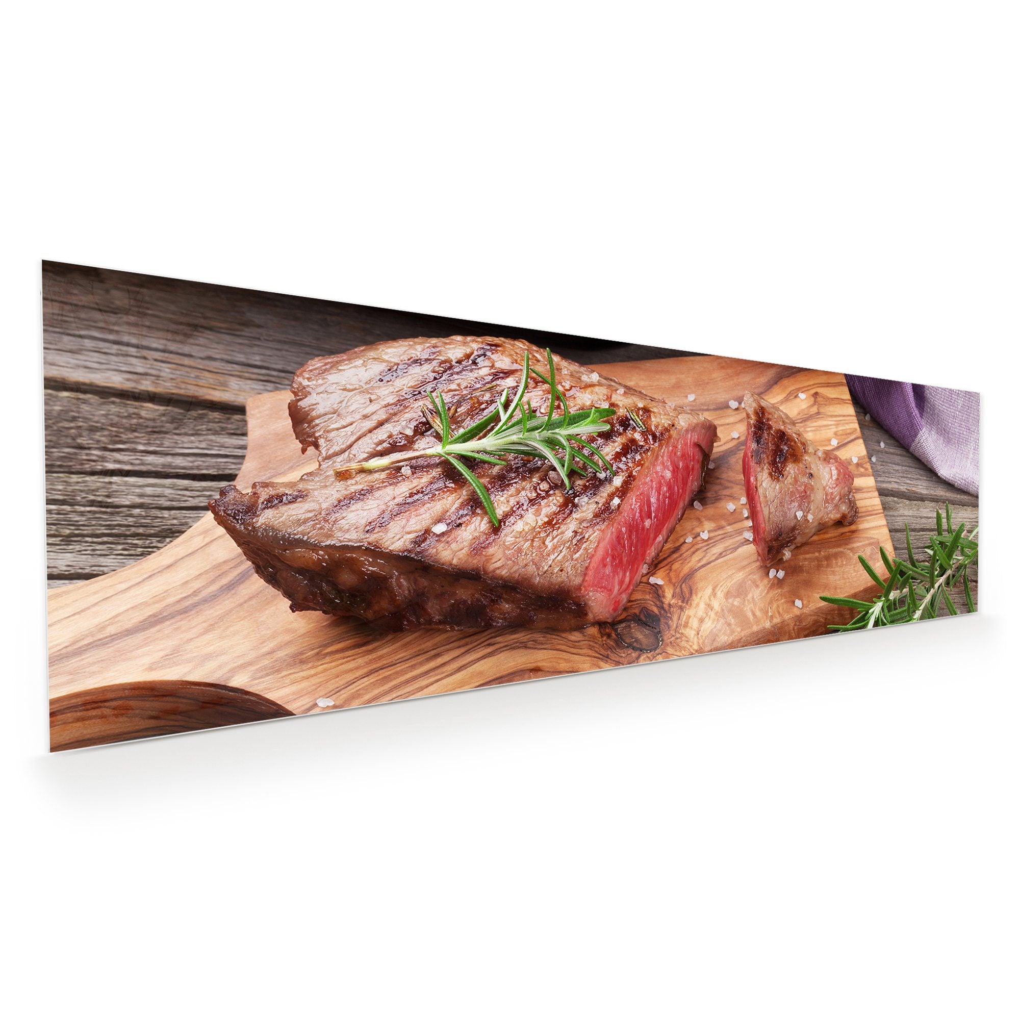 Wandbild - Gegrilltes Rindersteak