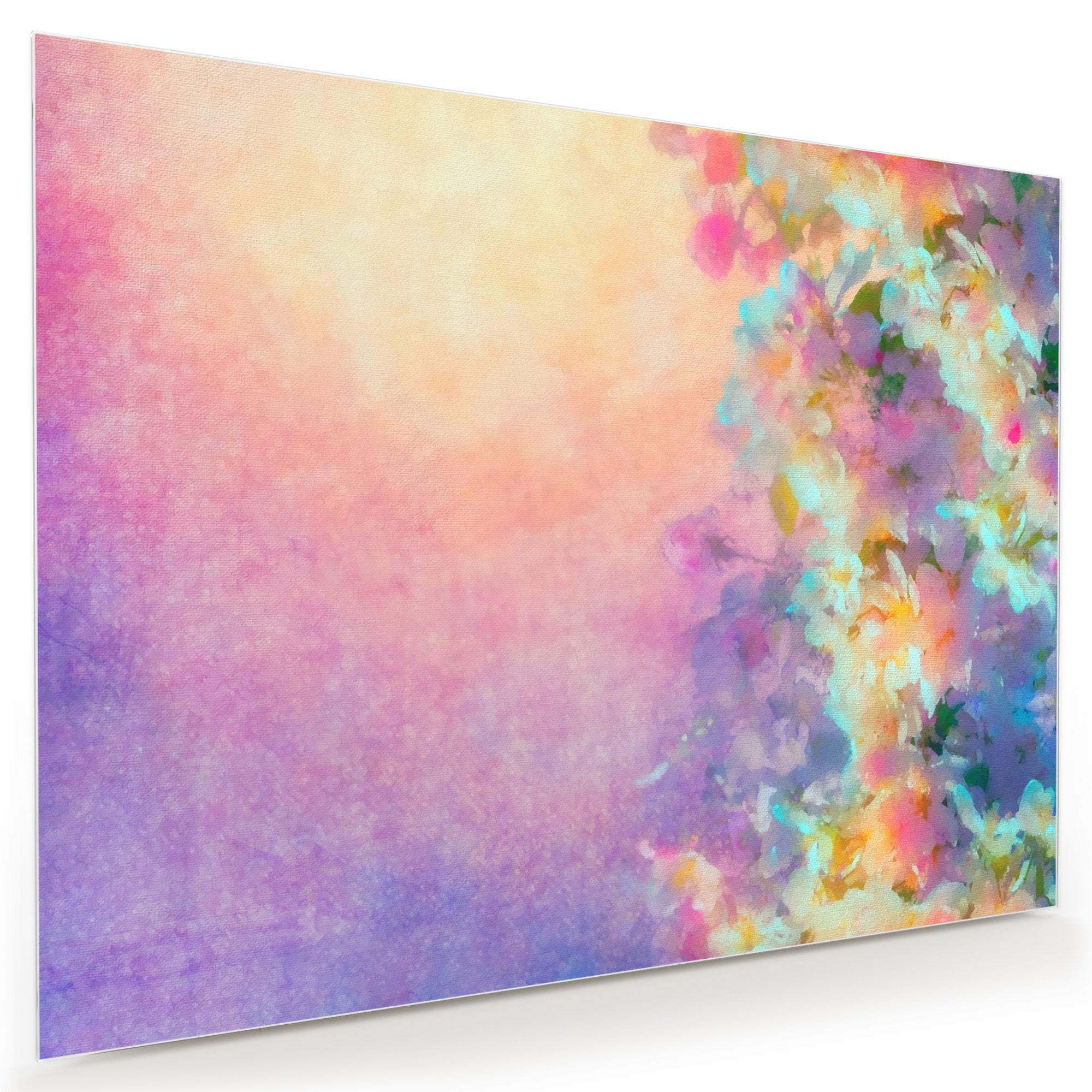 Wandbild - Aquarell Kirschblüten