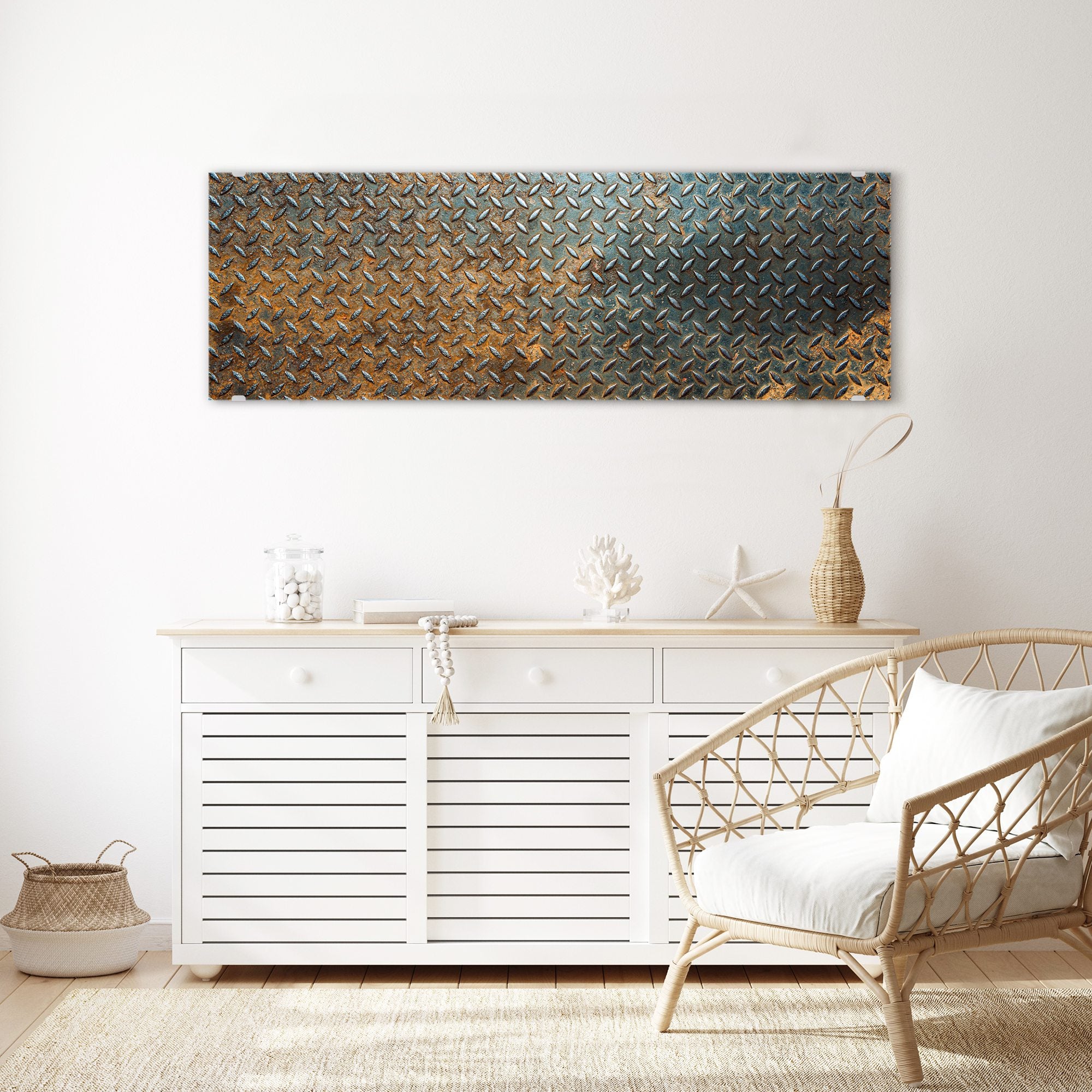 Wandbild - Tectur metallisch