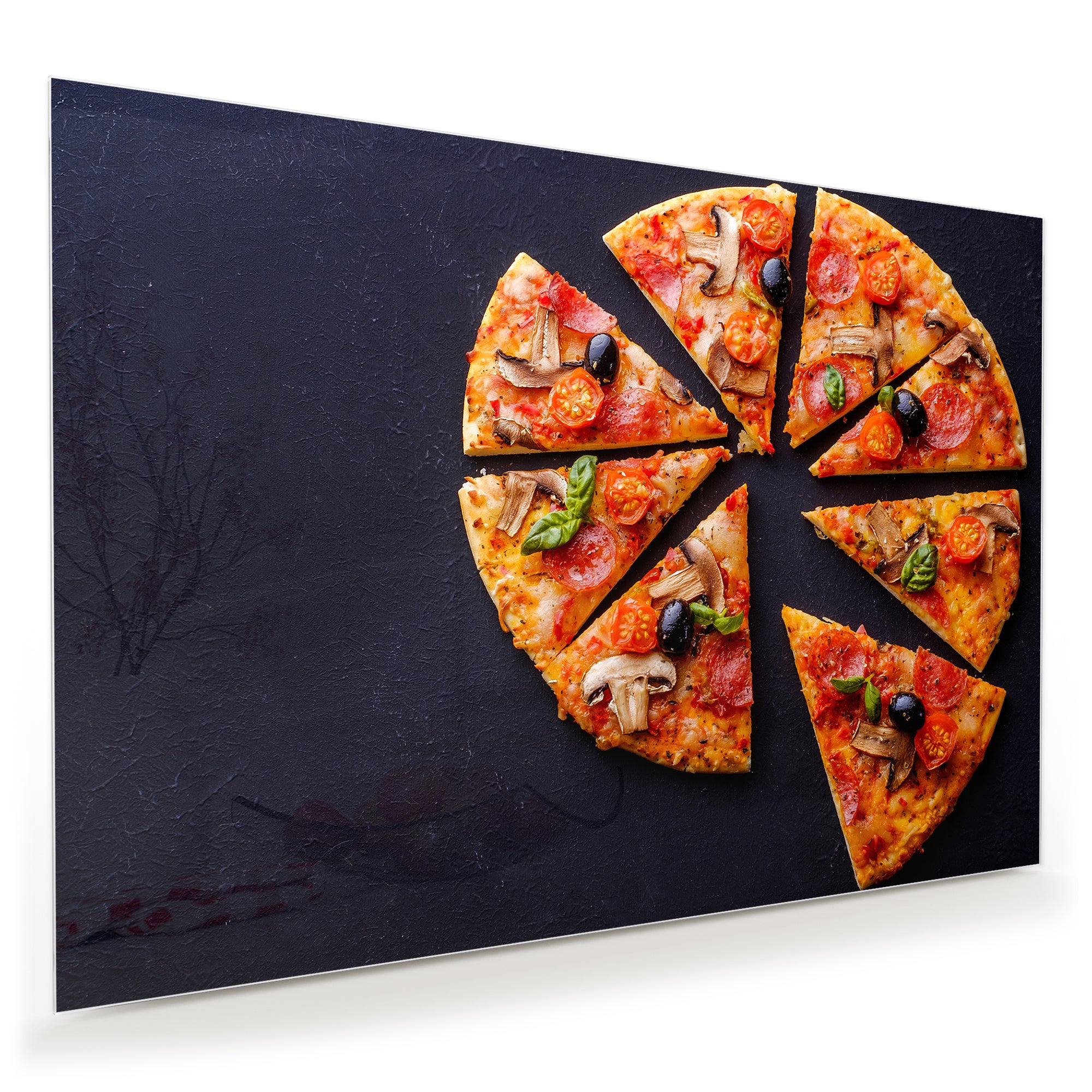 Wandbild - Pizzadreiecke