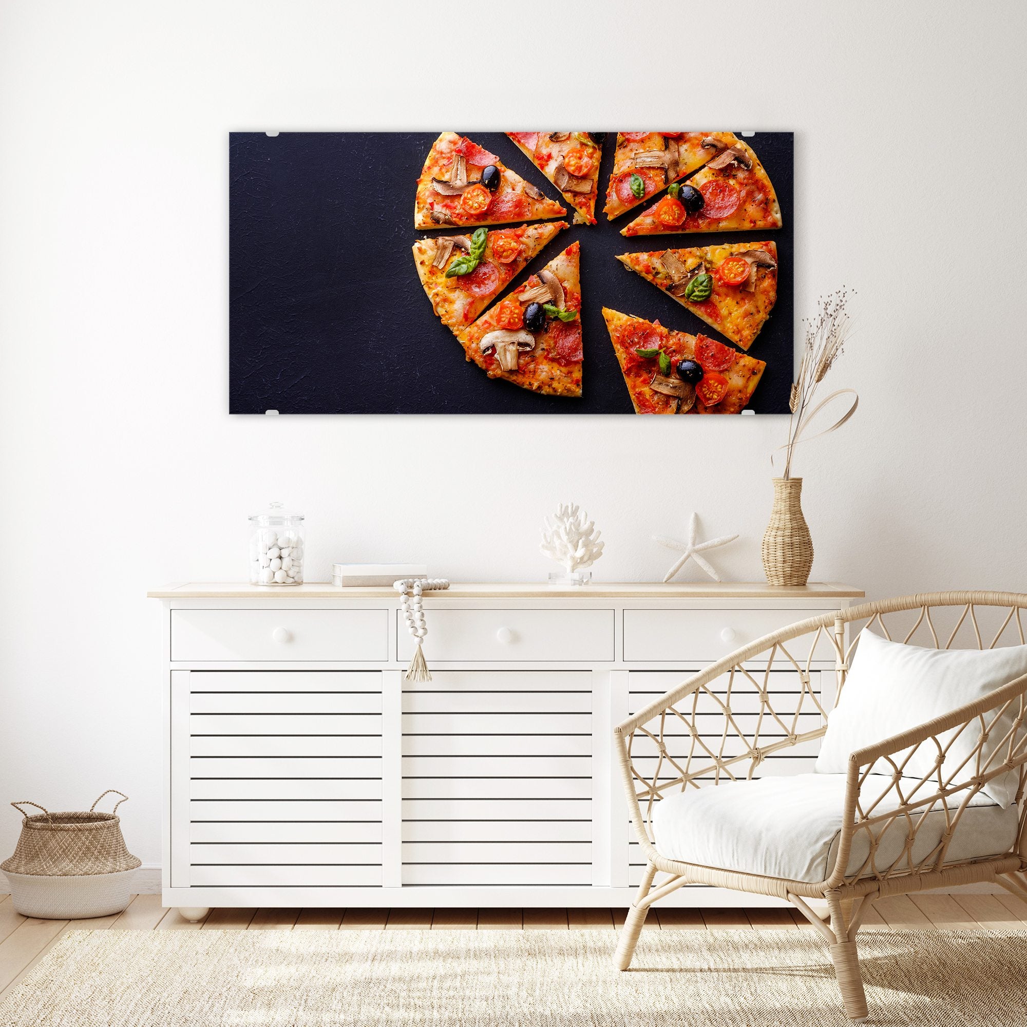 Wandbild - Pizzadreiecke