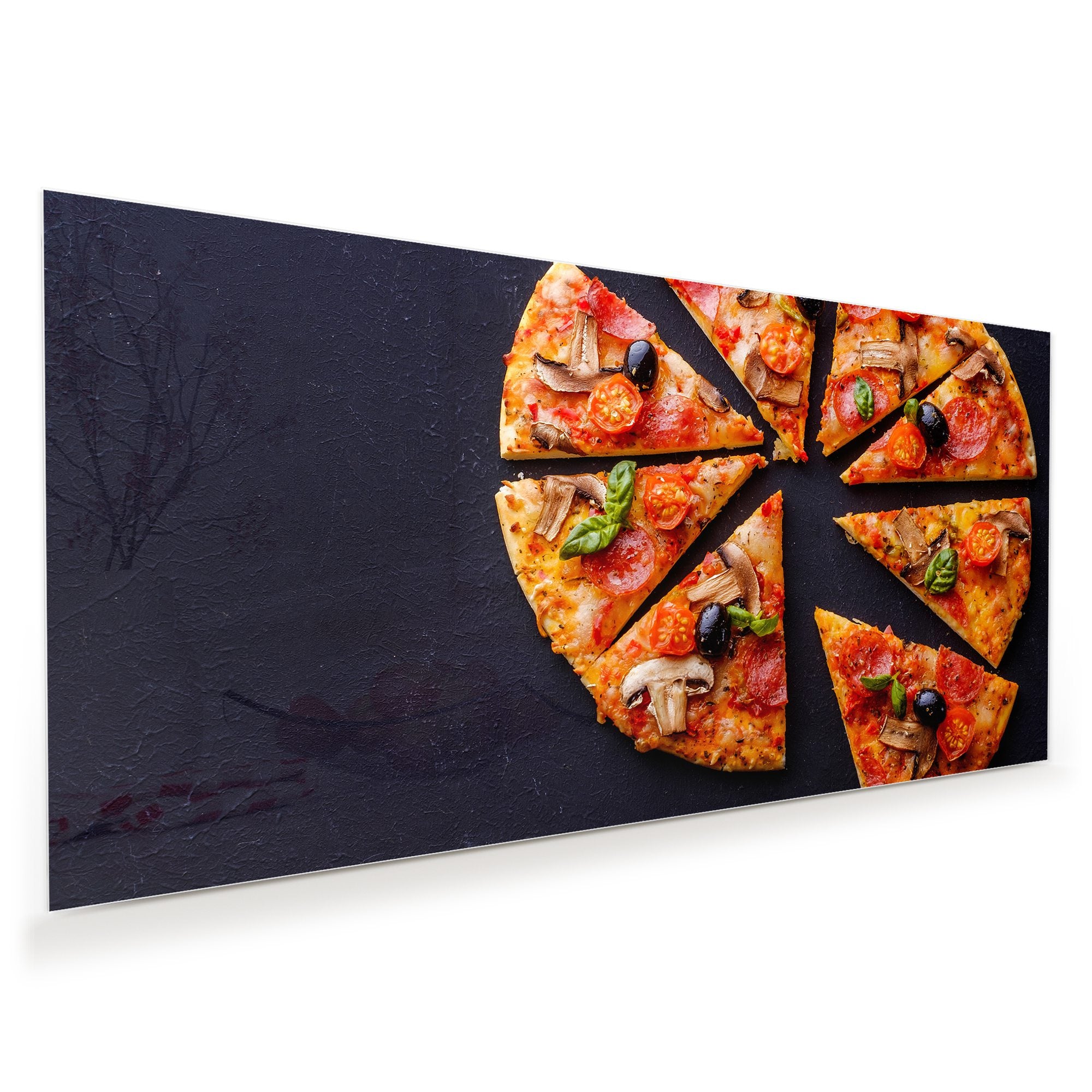 Wandbild - Pizzadreiecke