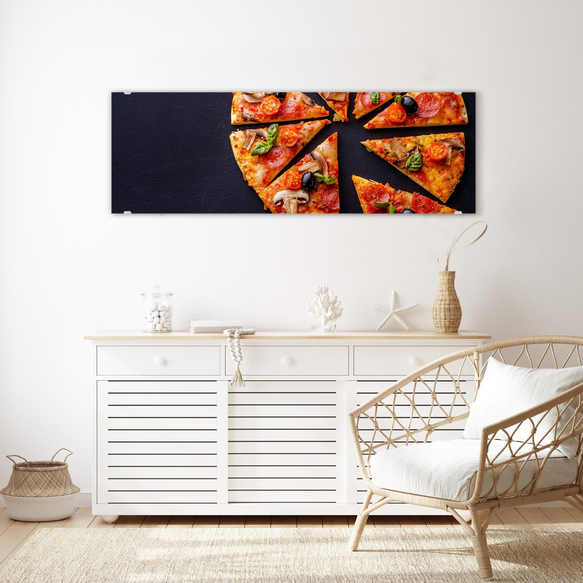 Wandbild - Pizzadreiecke