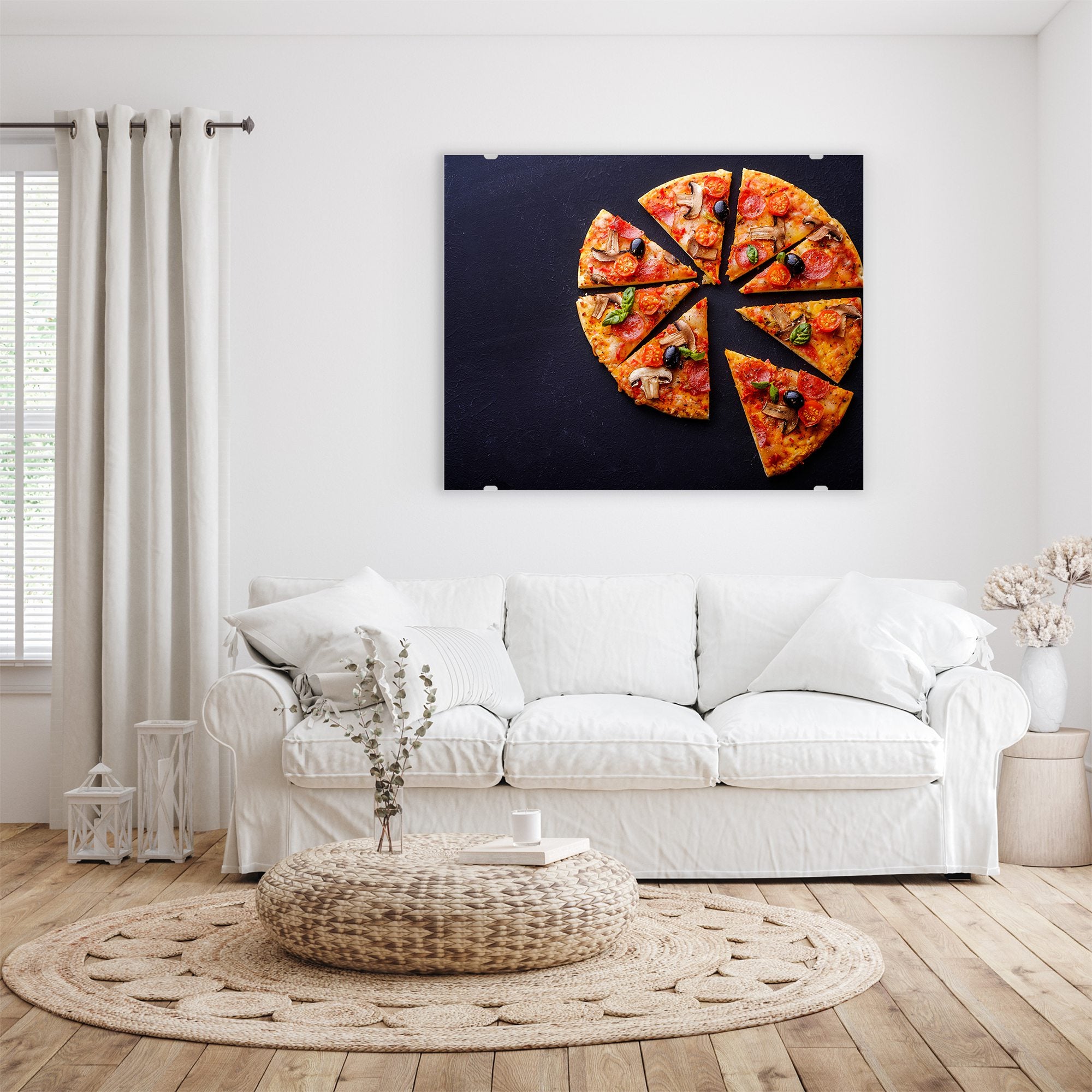 Wandbild - Pizzadreiecke