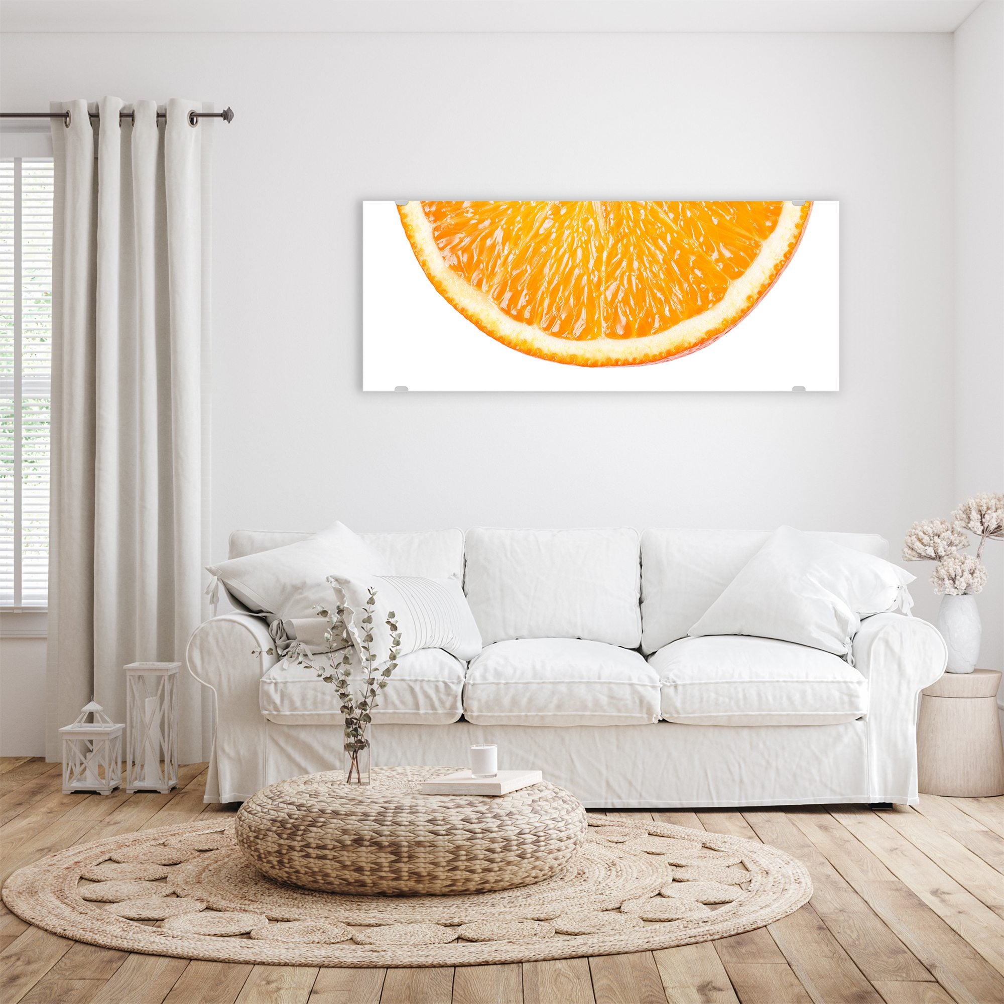 Wandbild - Orangenscheibe