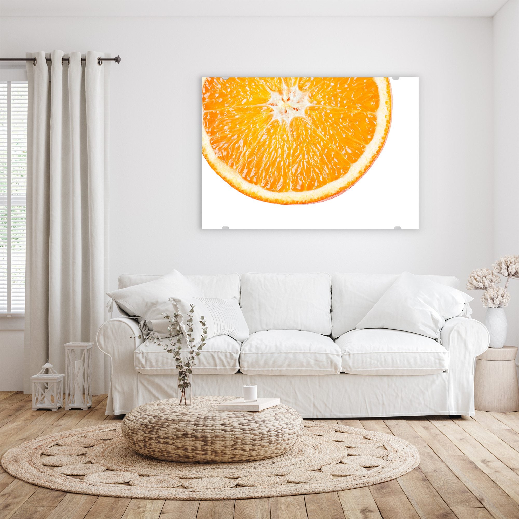 Wandbild - Orangenscheibe