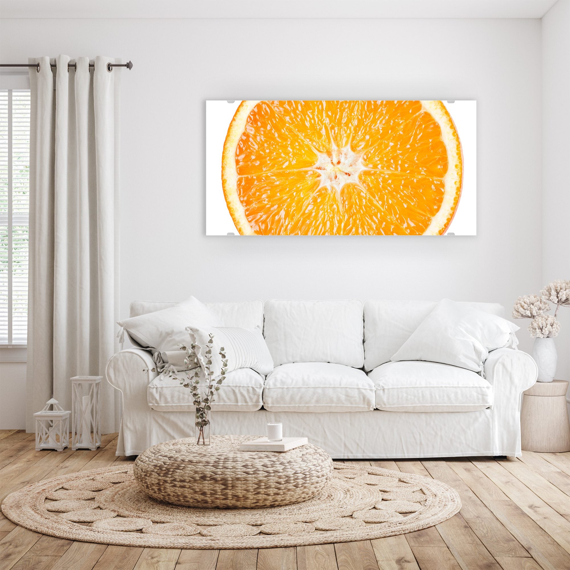 Wandbild - Orangenscheibe