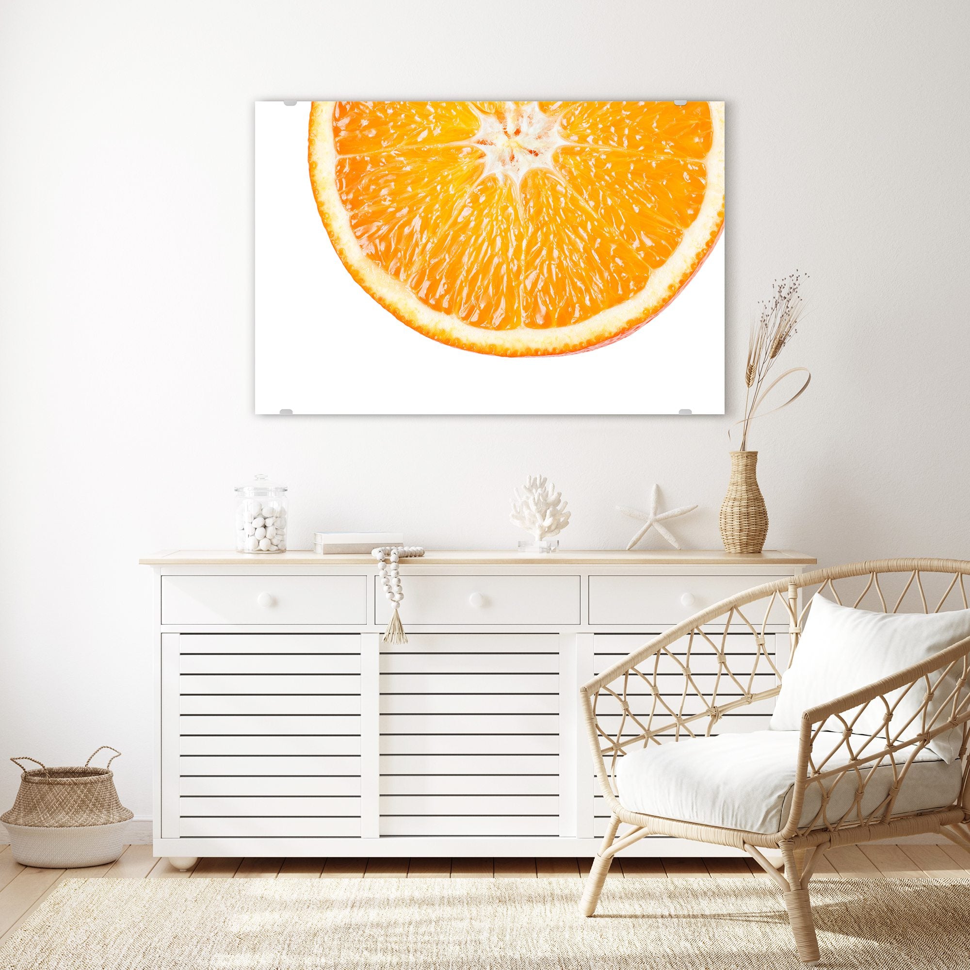 Wandbild - Orangenscheibe