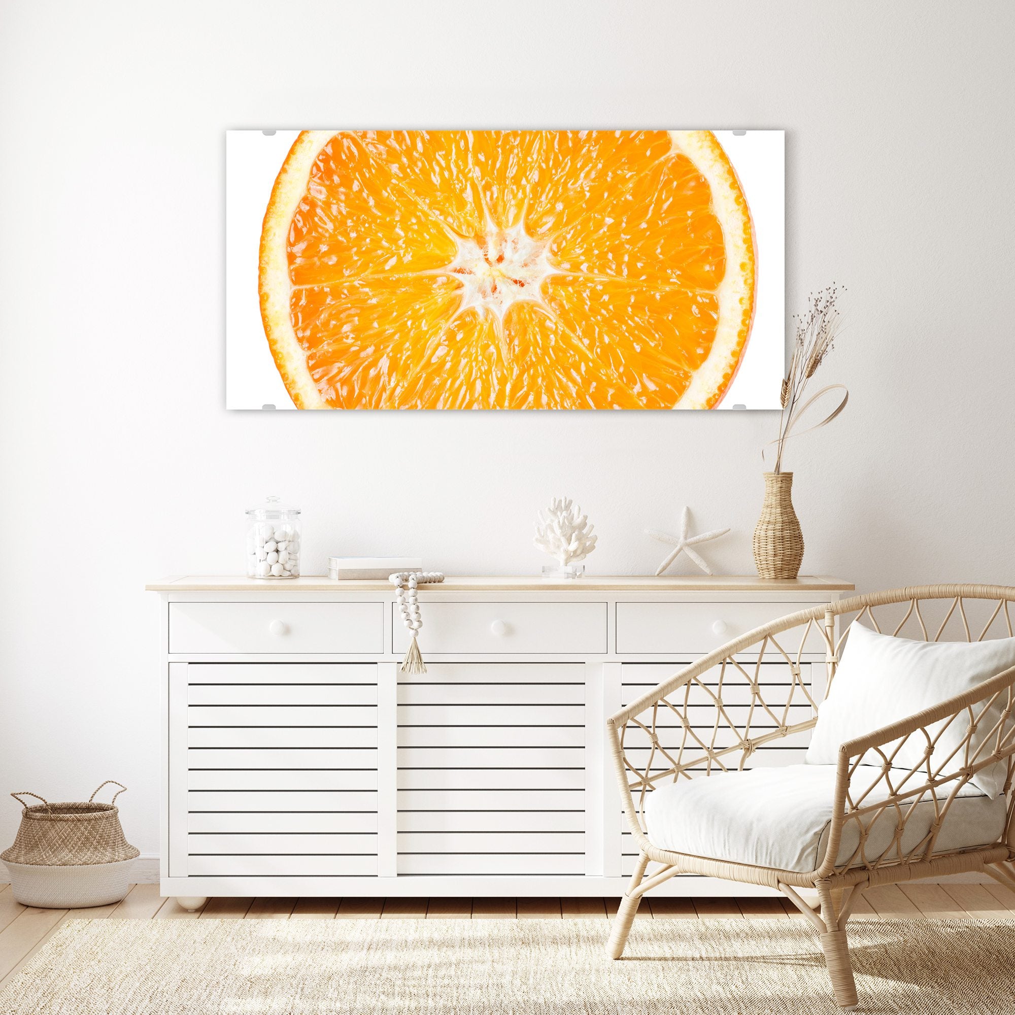 Wandbild - Orangenscheibe