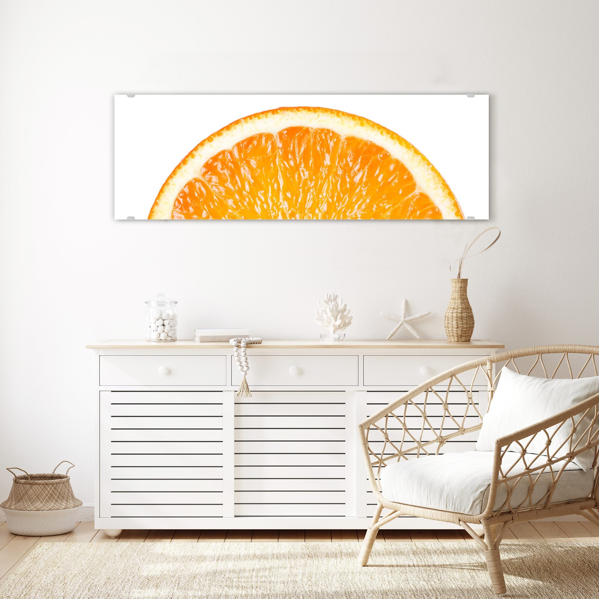 Wandbild - Orangenscheibe