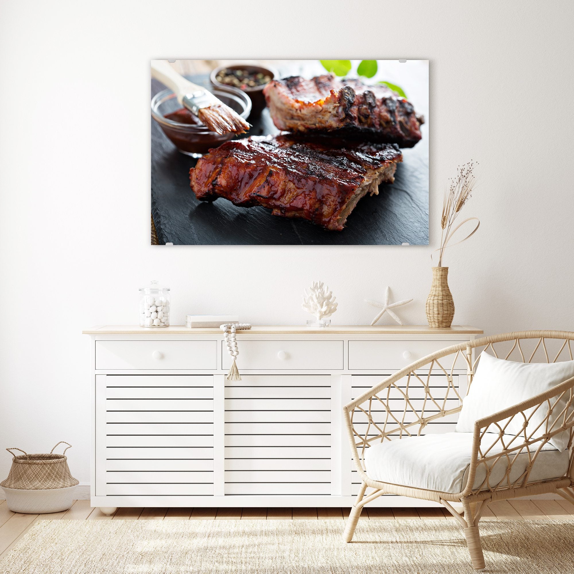 Wandbild - Gegrillte Baby Rippen