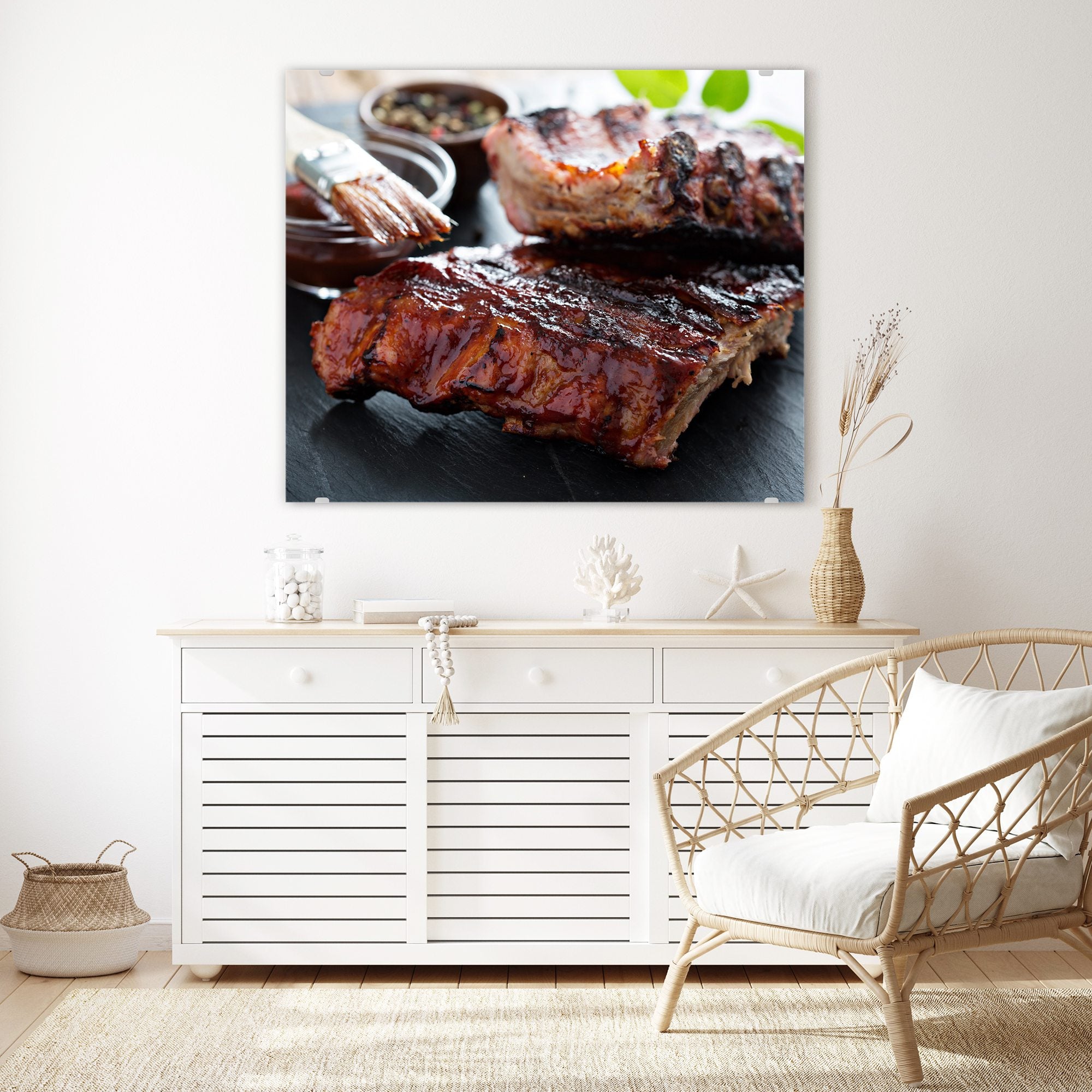 Wandbild - Gegrillte Baby Rippen