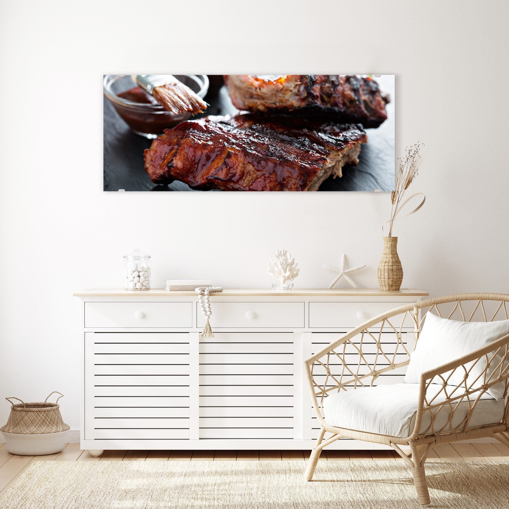 Wandbild - Gegrillte Baby Rippen