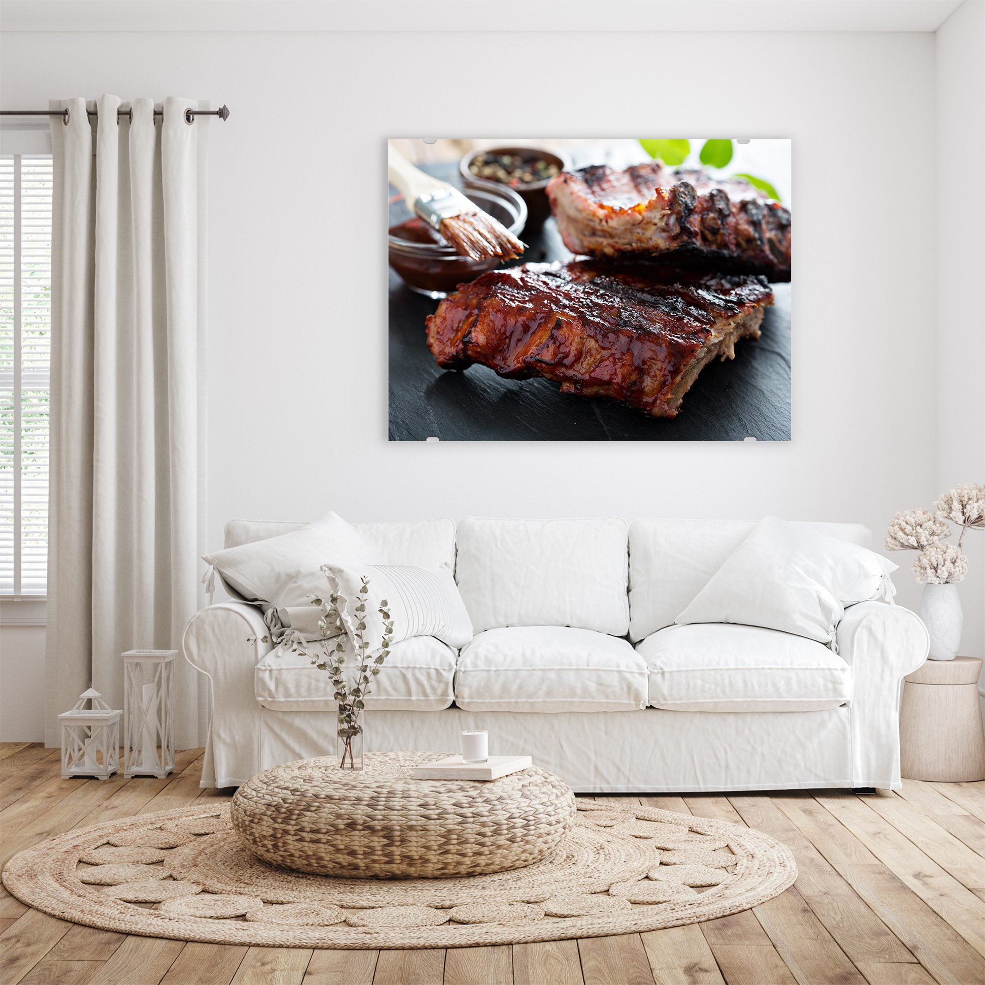 Wandbild - Gegrillte Baby Rippen