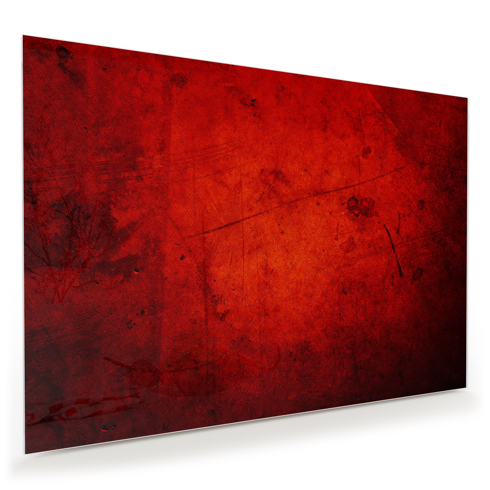 Wandbild - Roter Hintergrund