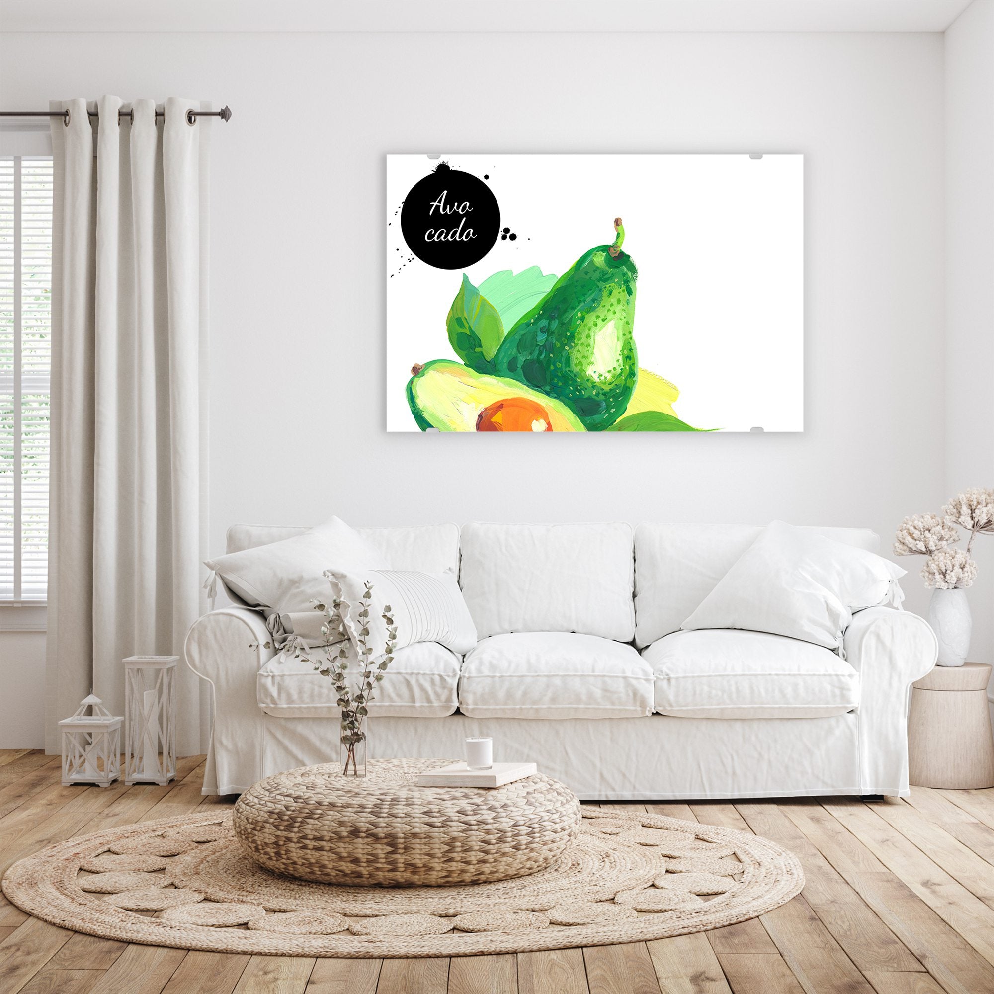 Wandbild - Design aus Avocado