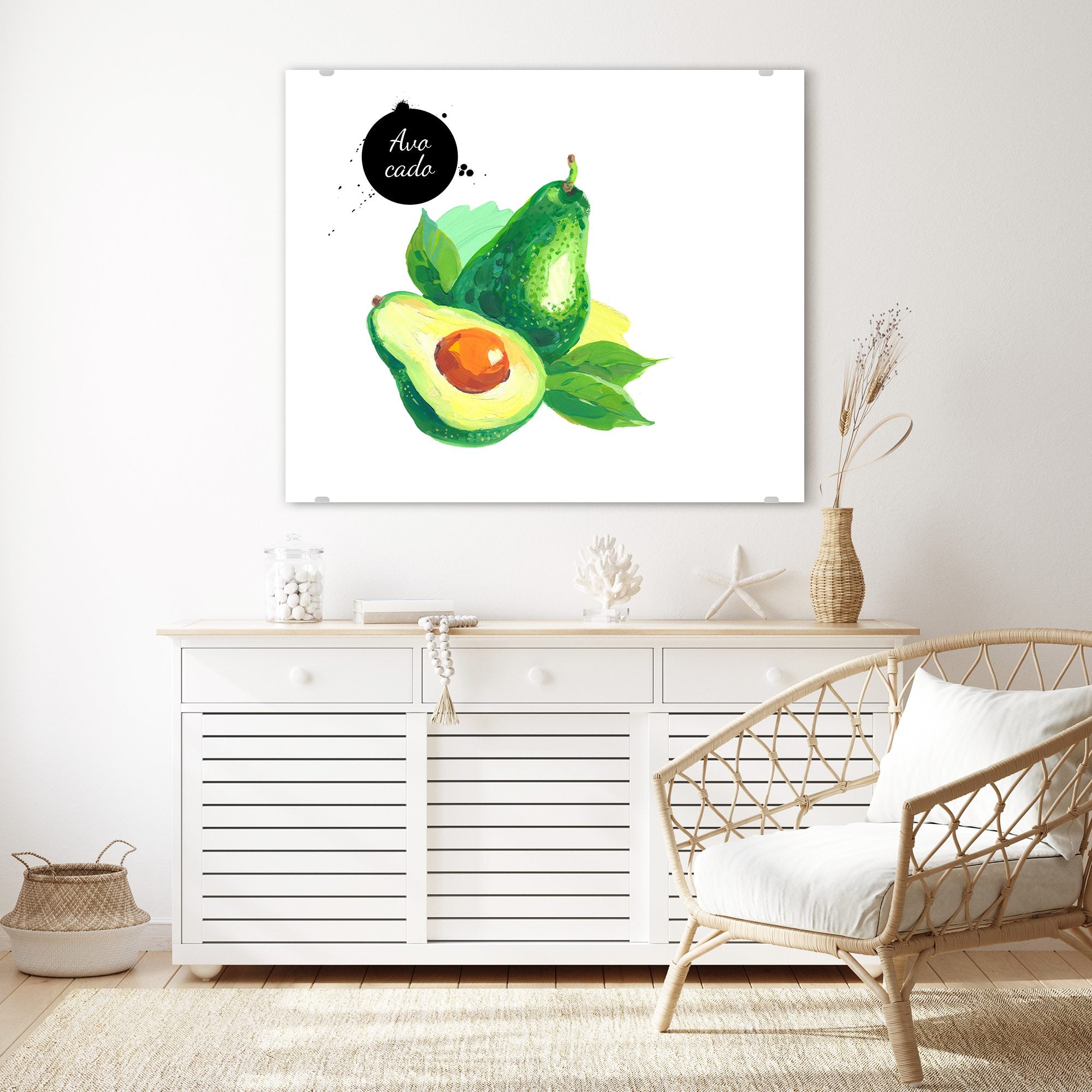 Wandbild - Design aus Avocado