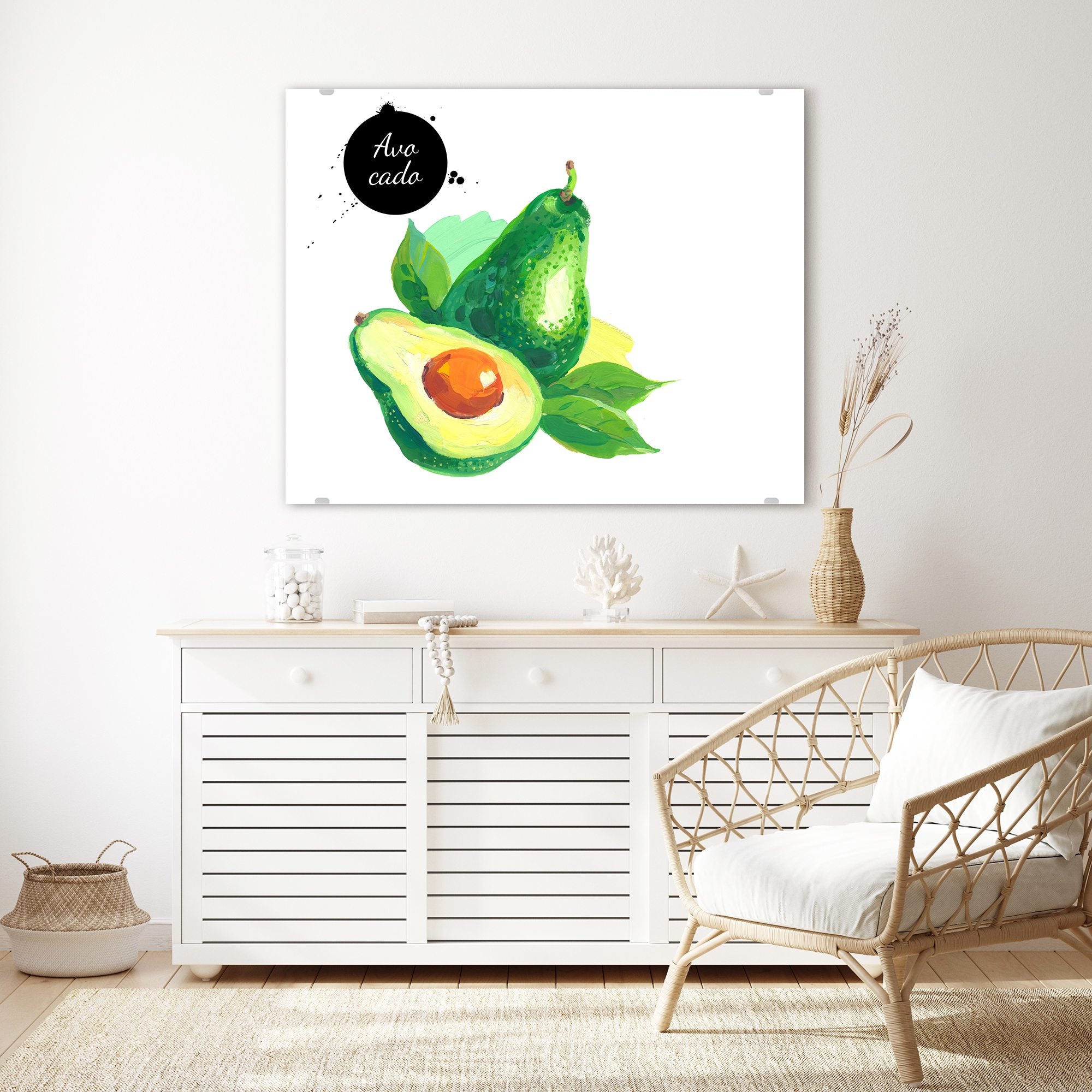 Wandbild - Design aus Avocado