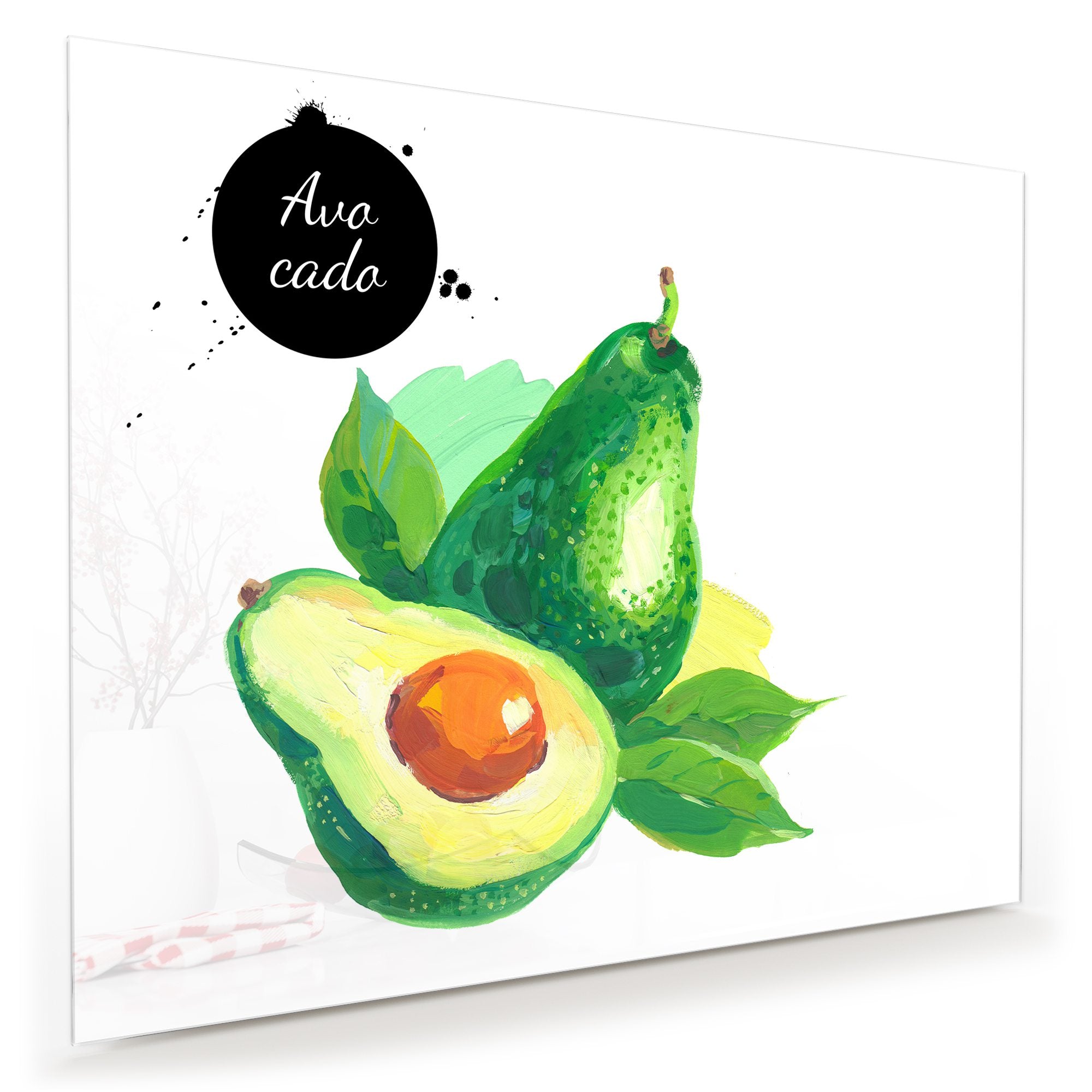 Wandbild - Design aus Avocado