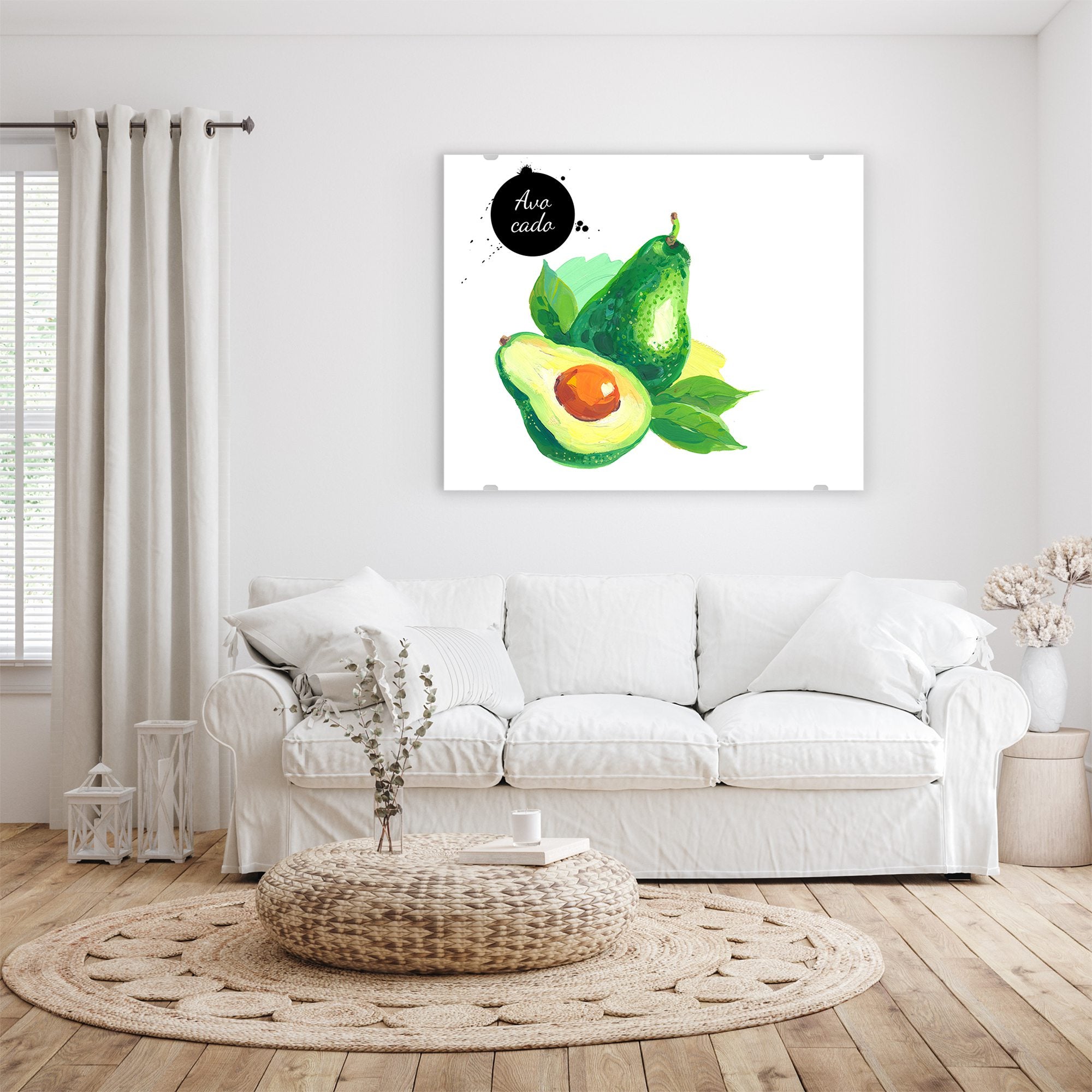 Wandbild - Design aus Avocado