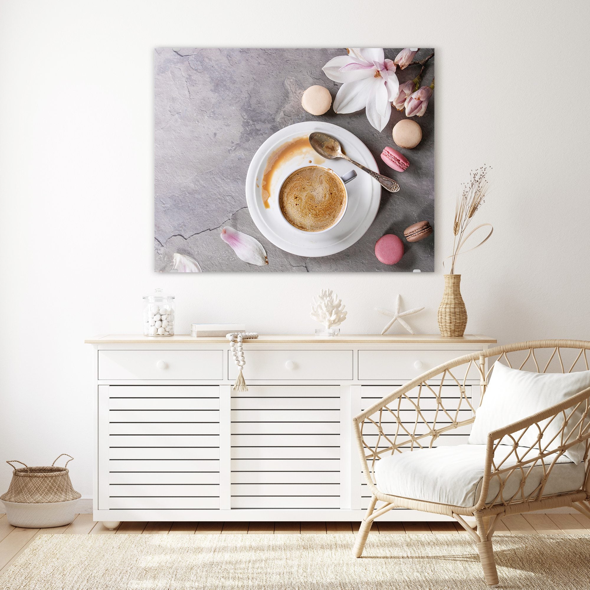 Wandbild - Kekse und Kaffee