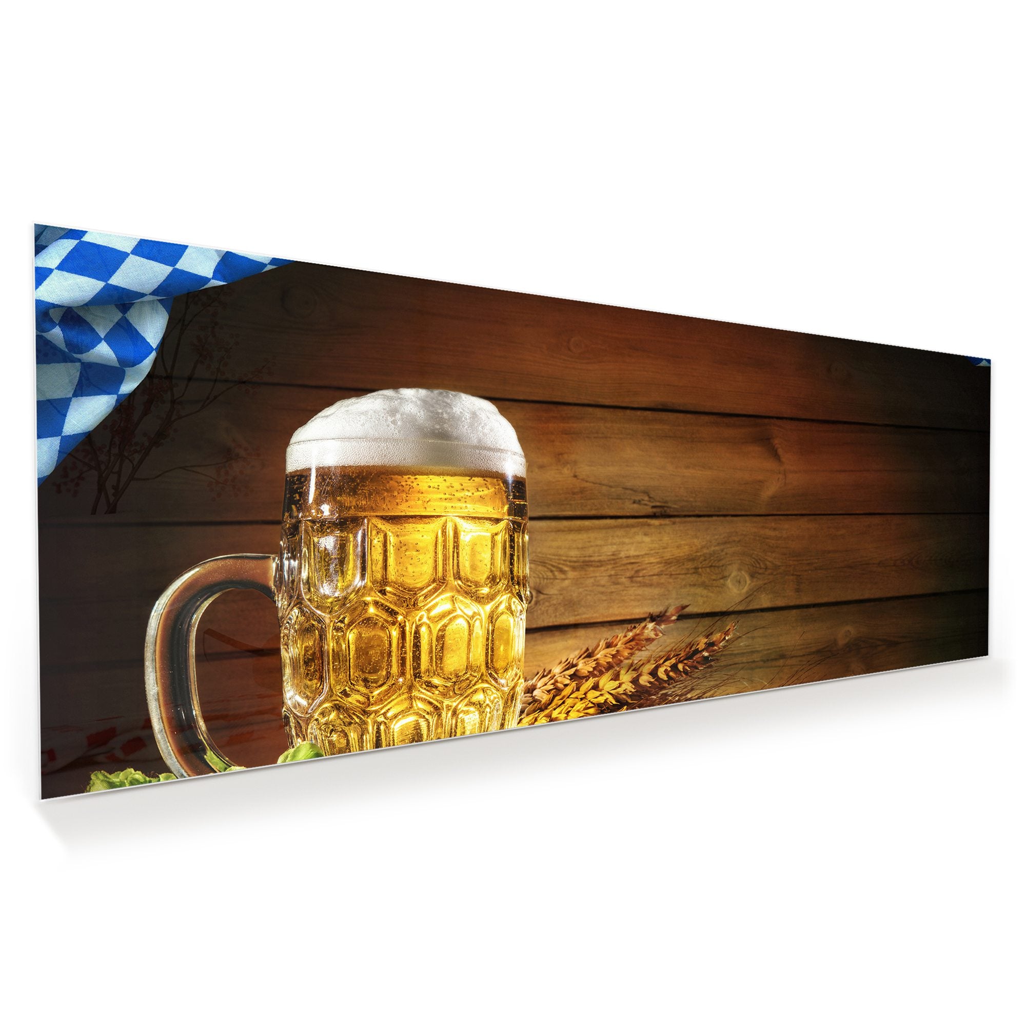 Wandbild - Bier in Oktoberfestoptik