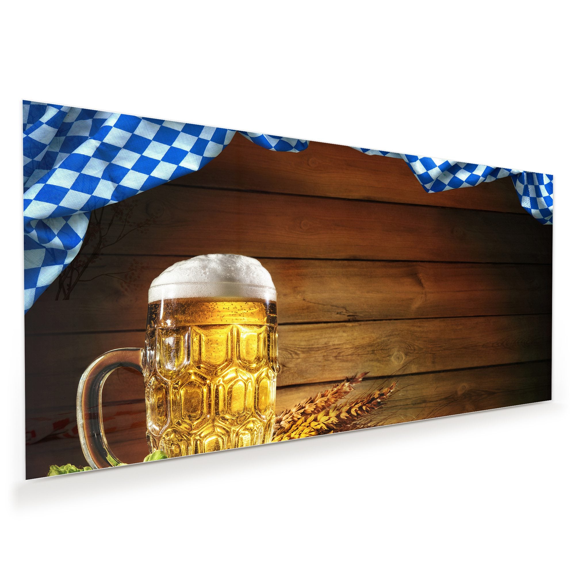 Wandbild - Bier in Oktoberfestoptik