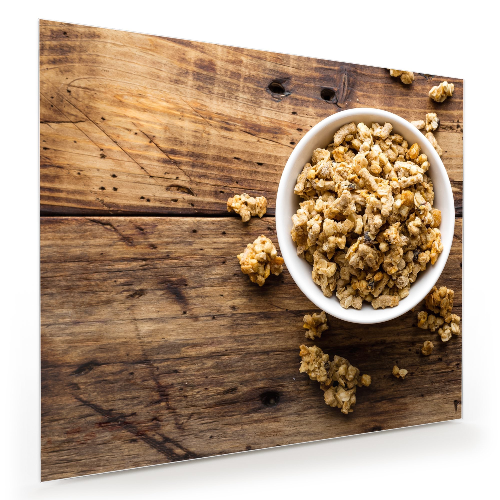 Wandbild - Granola in Tasse