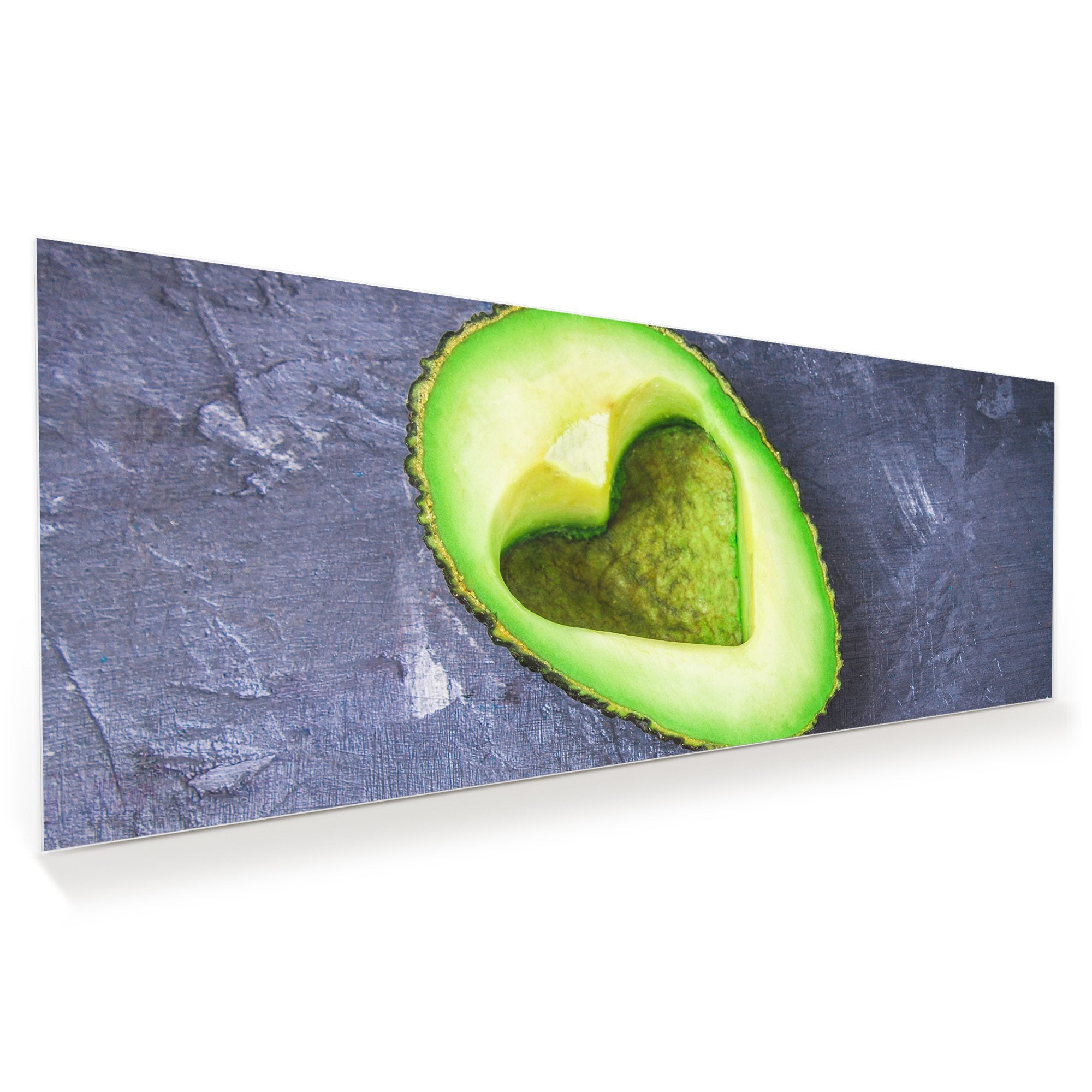 Wandbild - Herz in Avocado