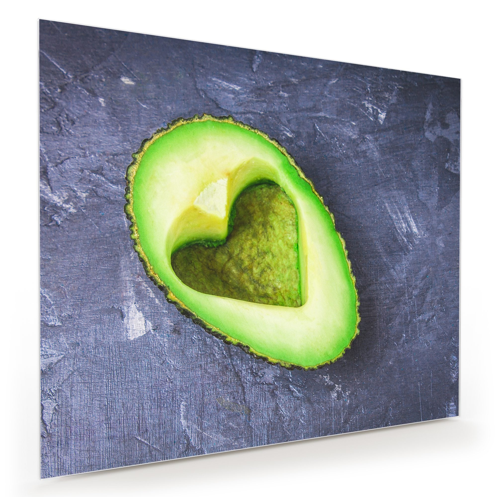 Wandbild - Herz in Avocado