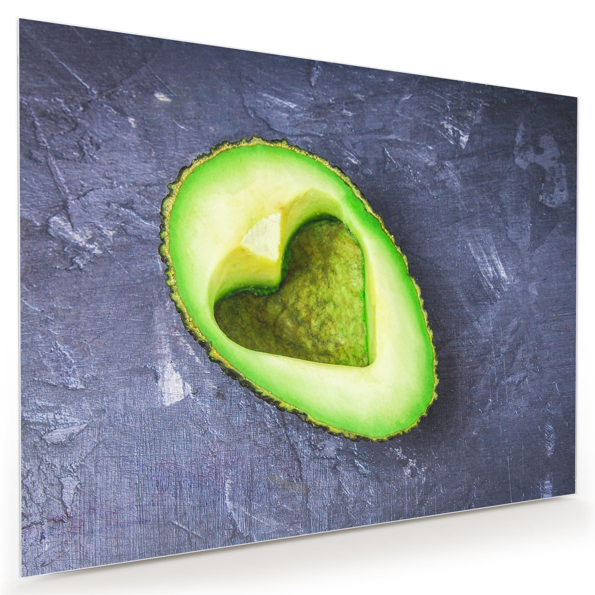 Wandbild - Herz in Avocado