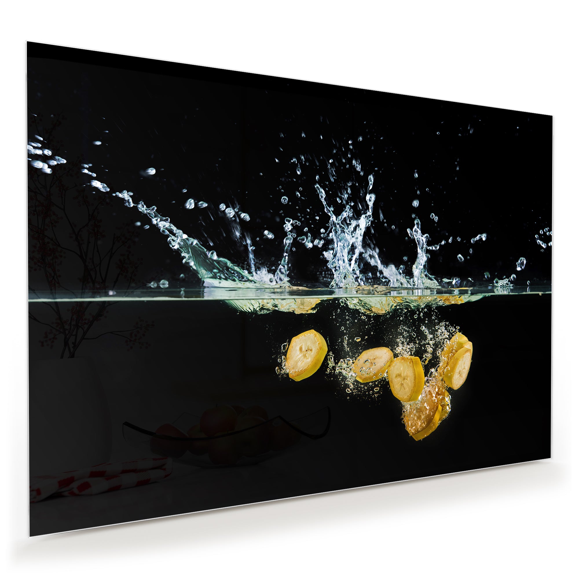 Wandbild - Bananen im Wasser