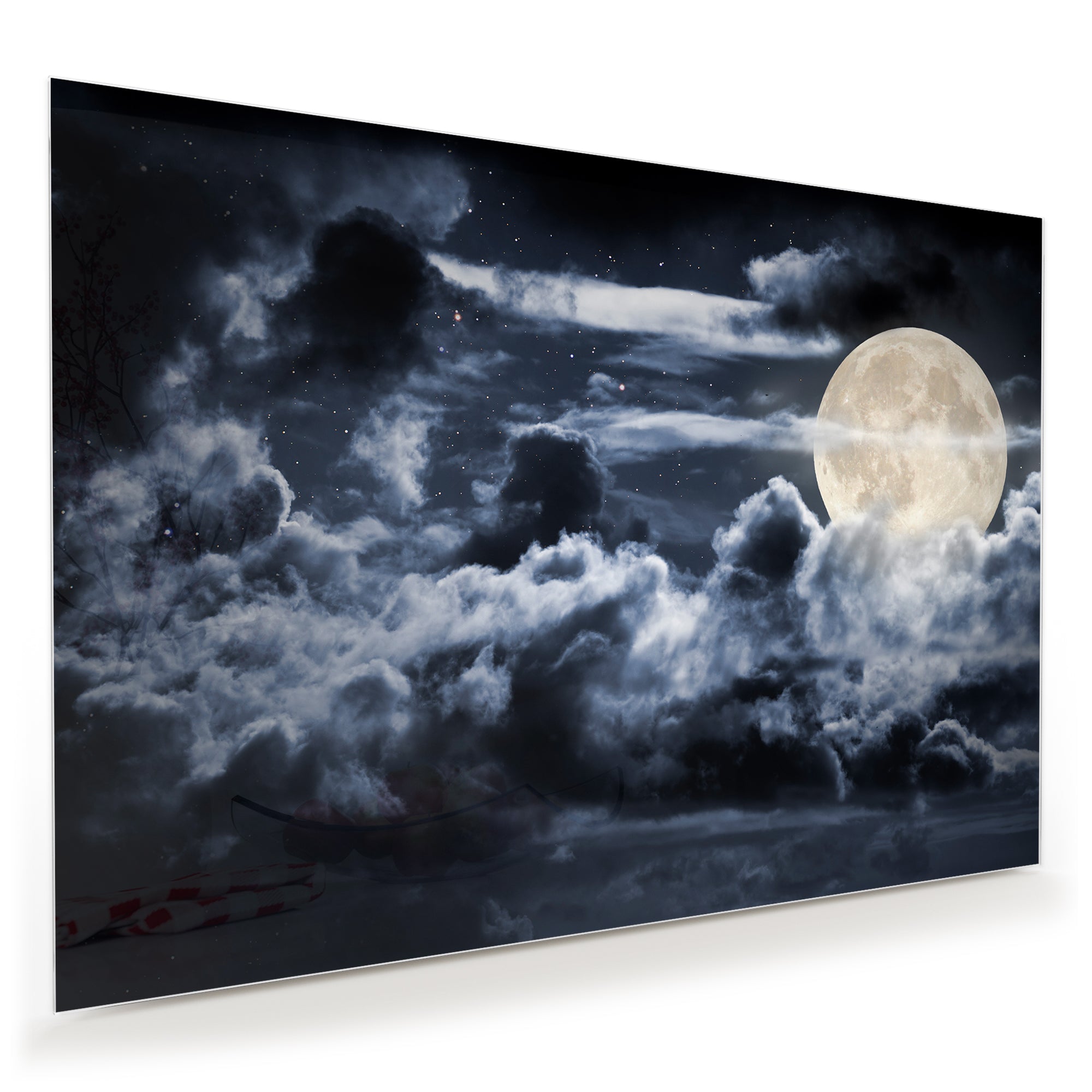 Wandbild - Heller Vollmond