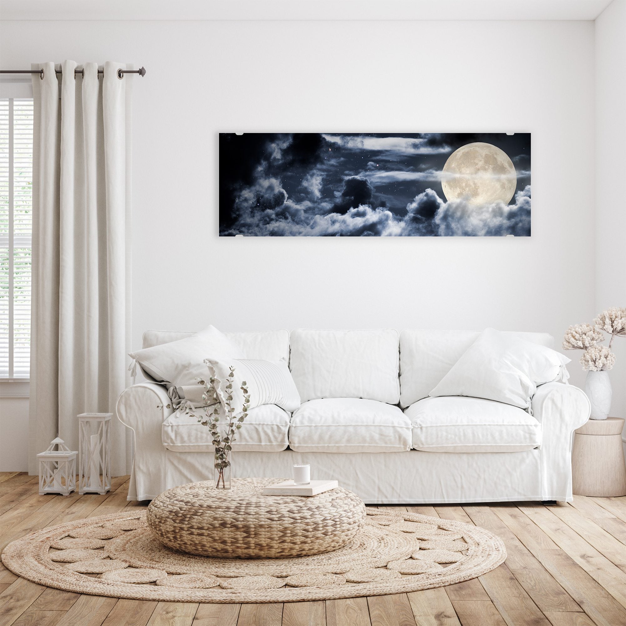 Wandbild - Heller Vollmond