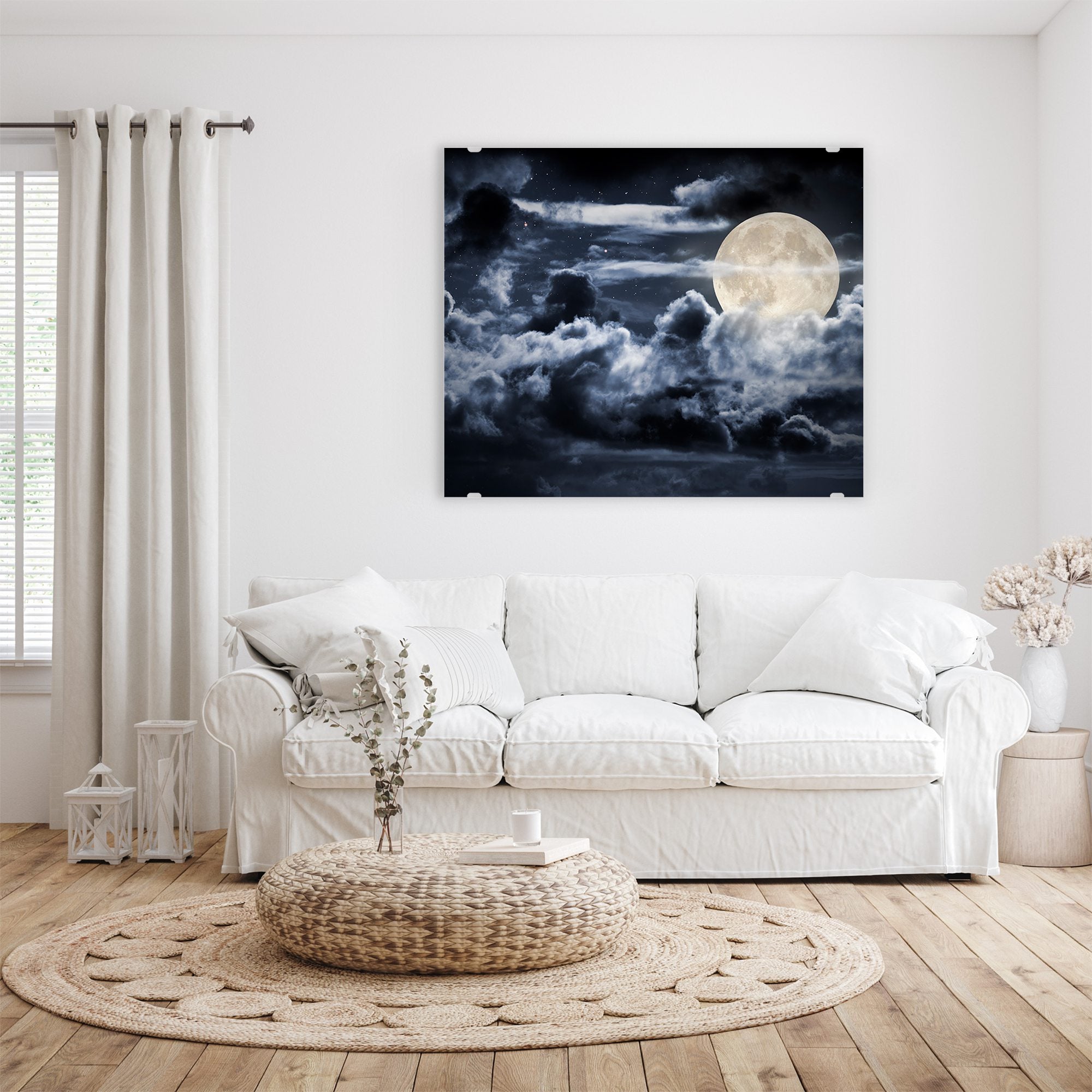 Wandbild - Heller Vollmond