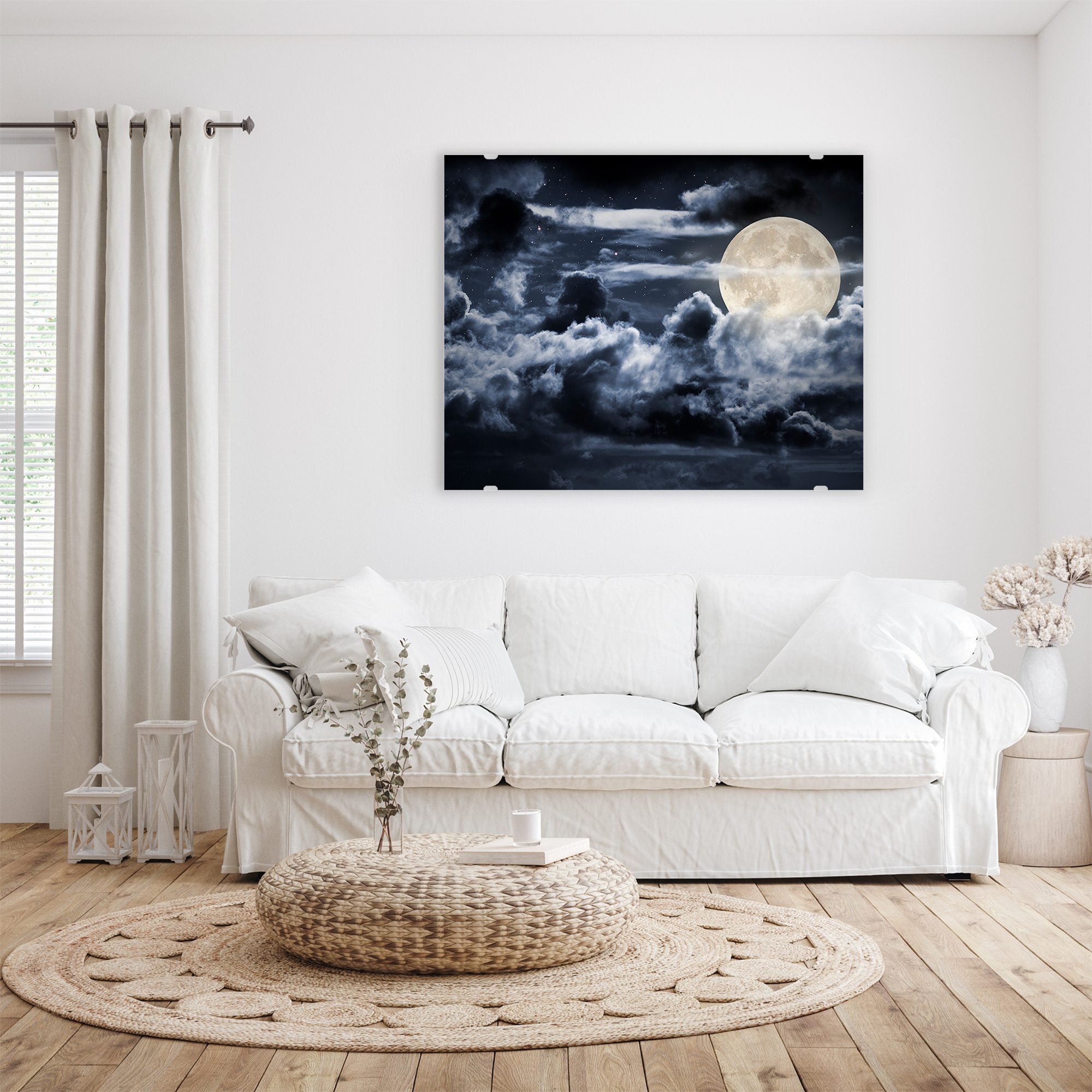 Wandbild - Heller Vollmond