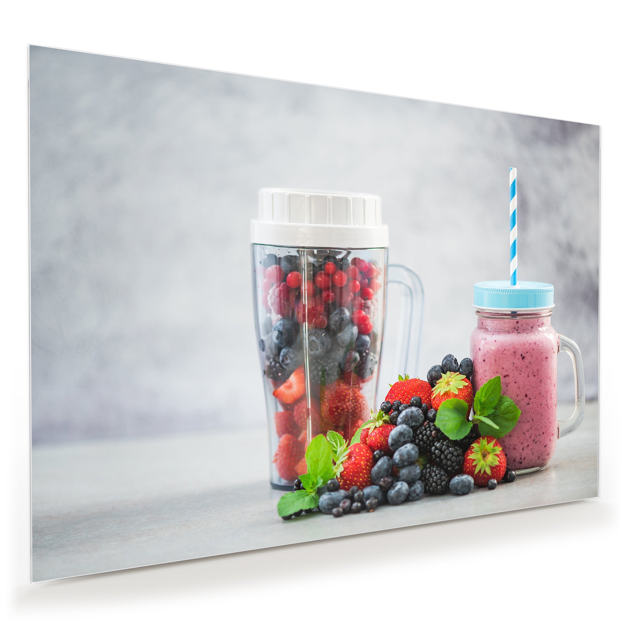 Wandbild - Smoothie aus Beeren