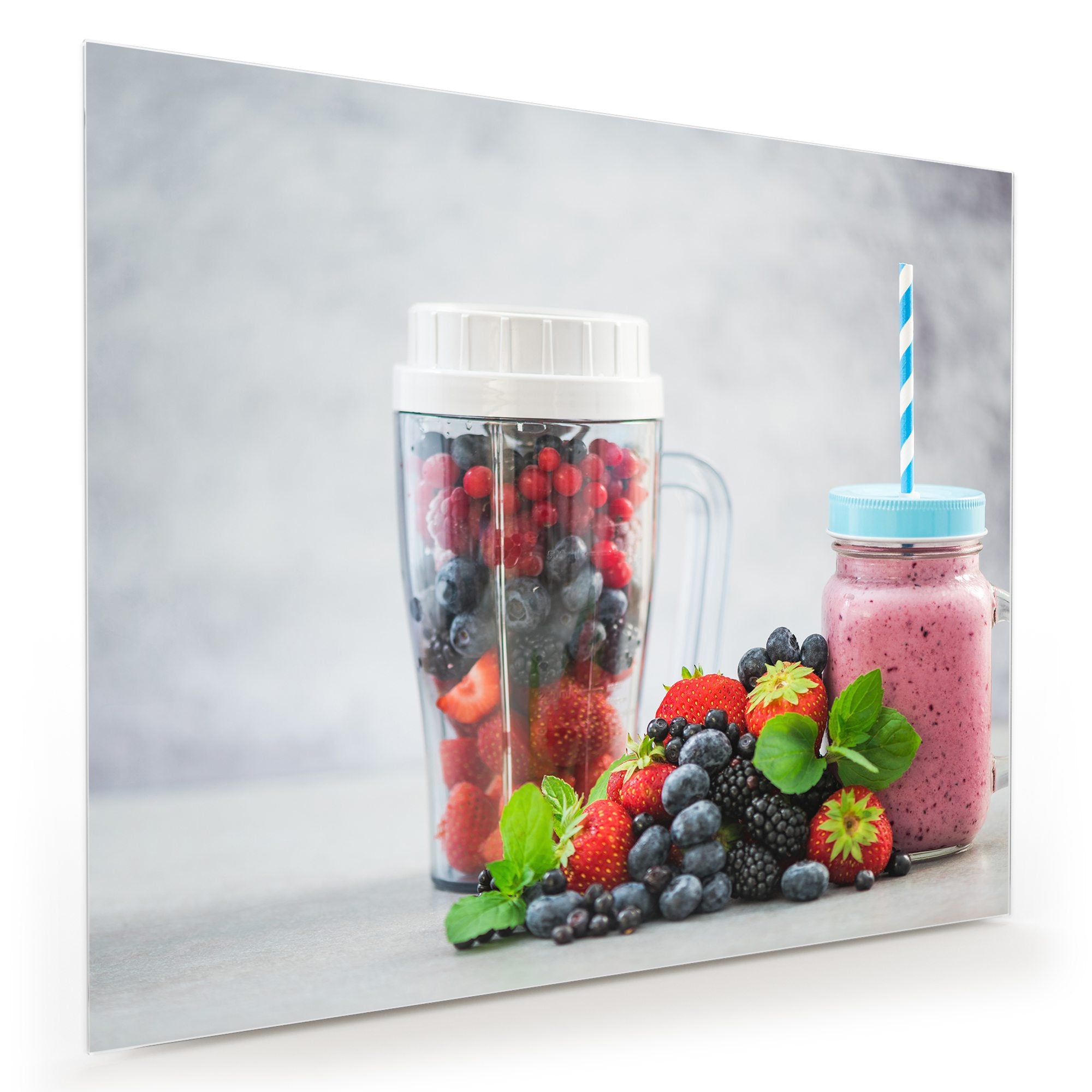 Wandbild - Smoothie aus Beeren