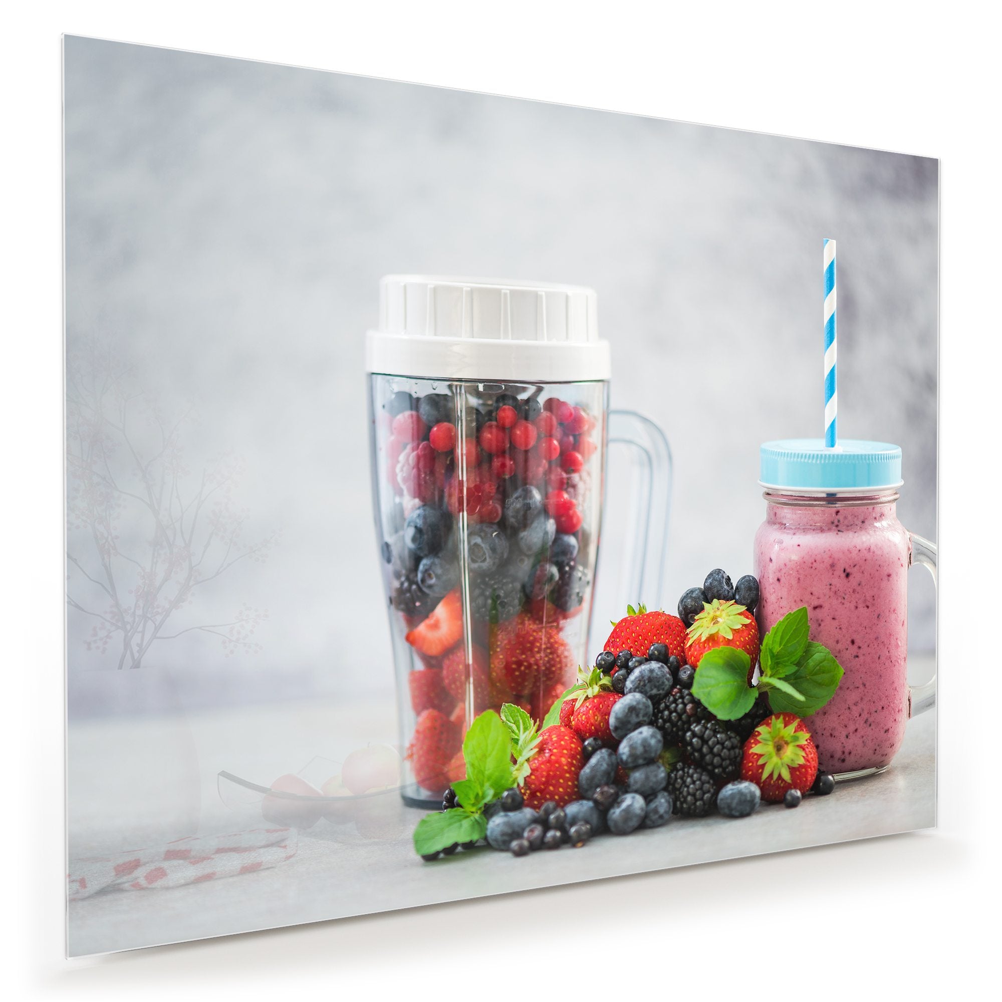 Wandbild - Smoothie aus Beeren