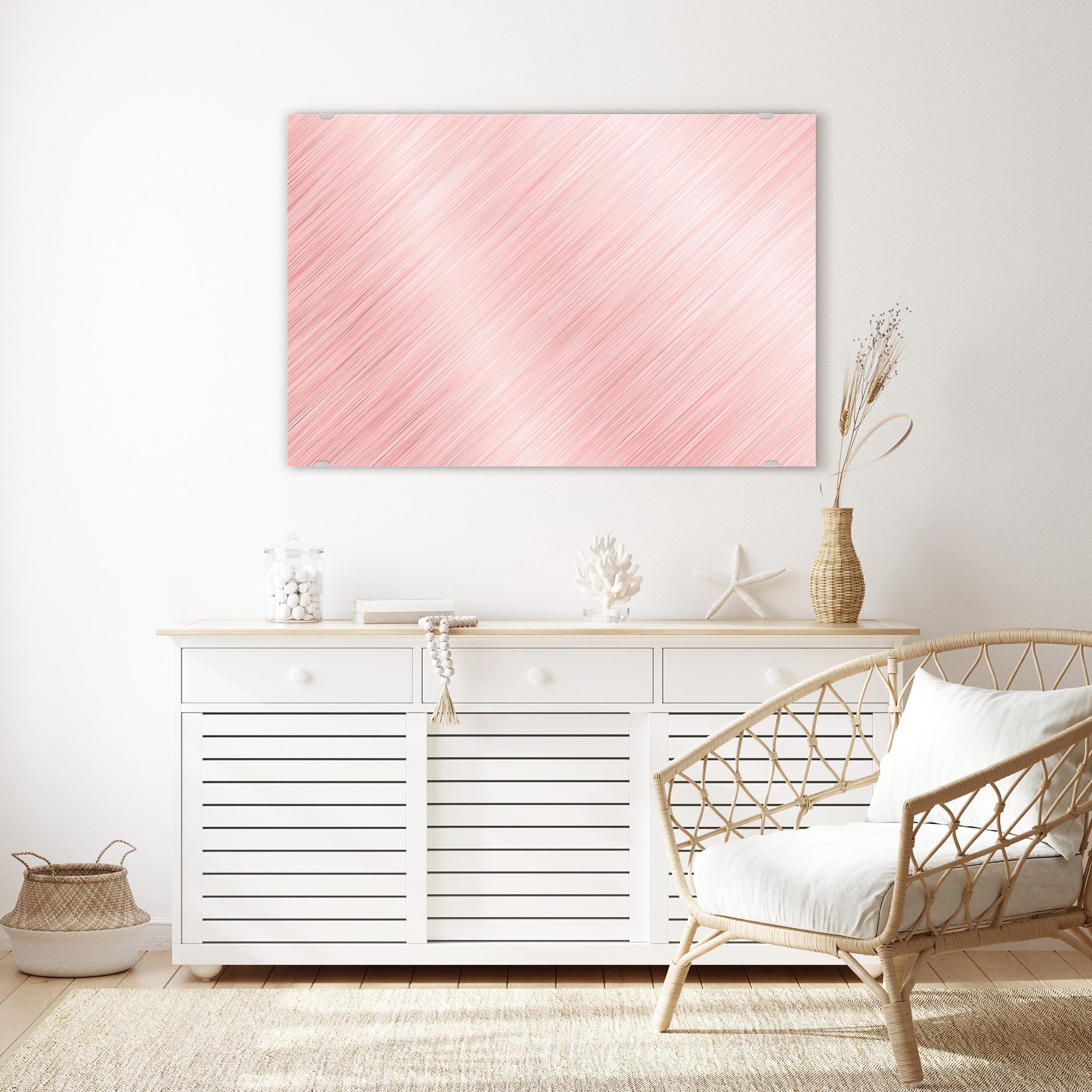 Wandbild - Rosa Hintergrund