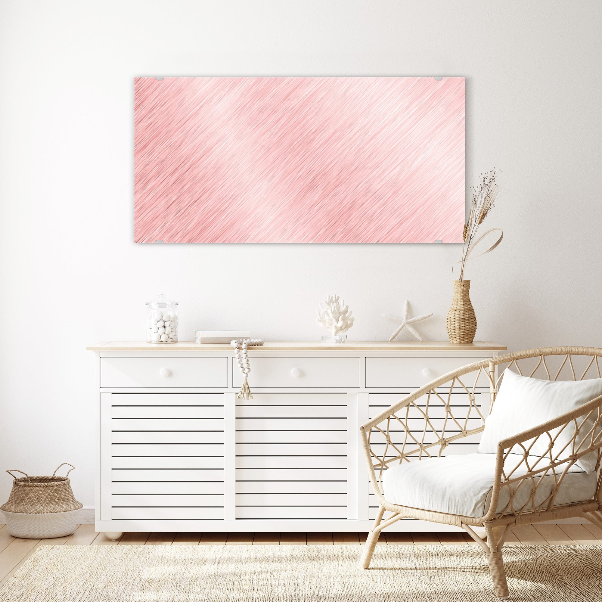 Wandbild - Rosa Hintergrund