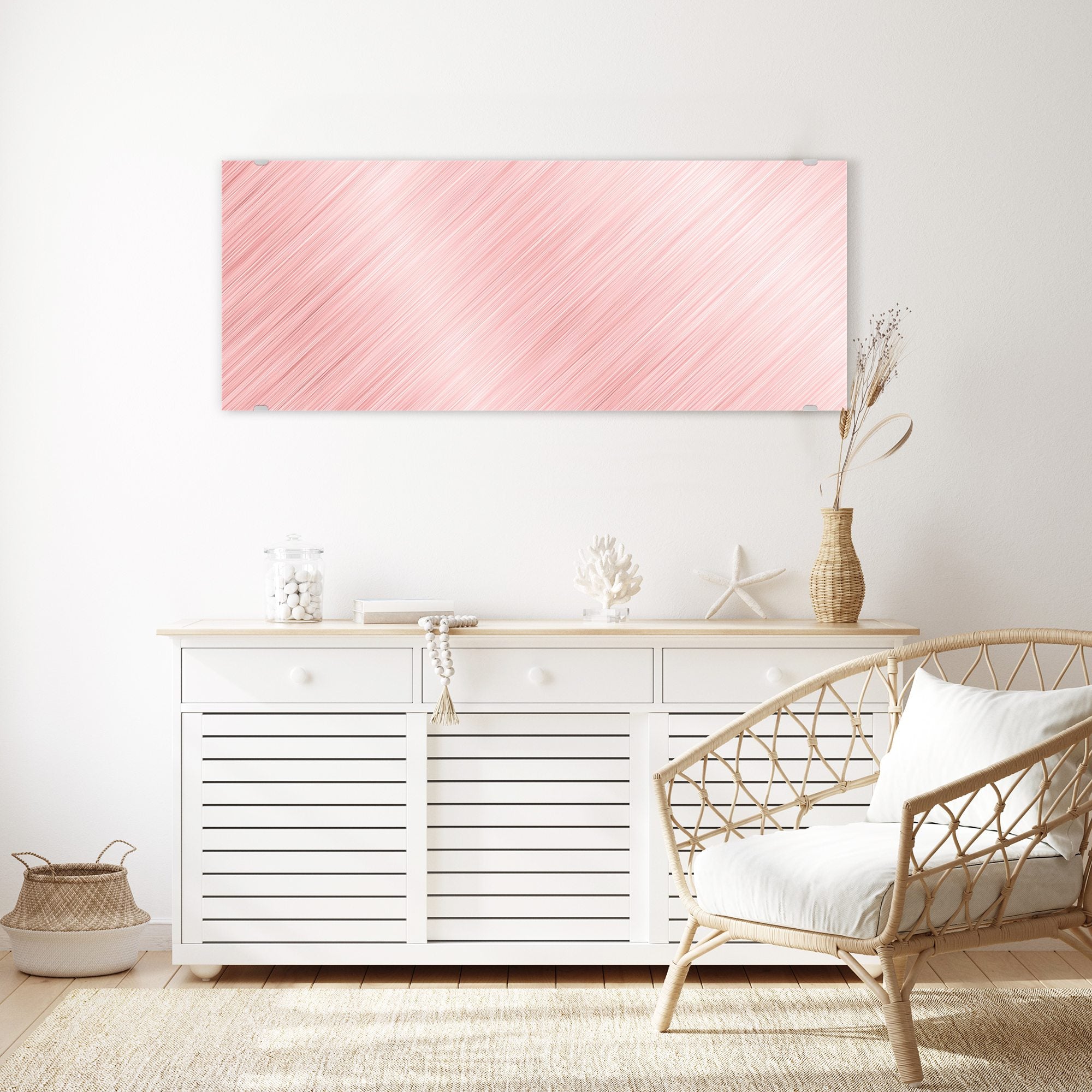 Wandbild - Rosa Hintergrund